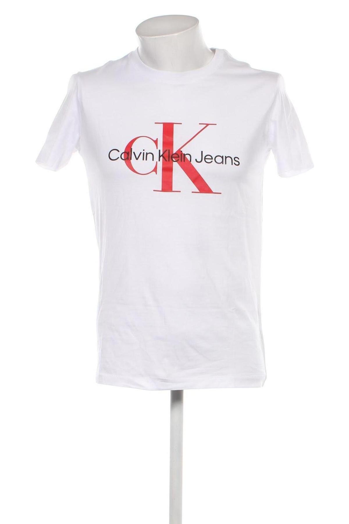 Férfi póló Calvin Klein Jeans, Méret M, Szín Fehér, Ár 14 376 Ft