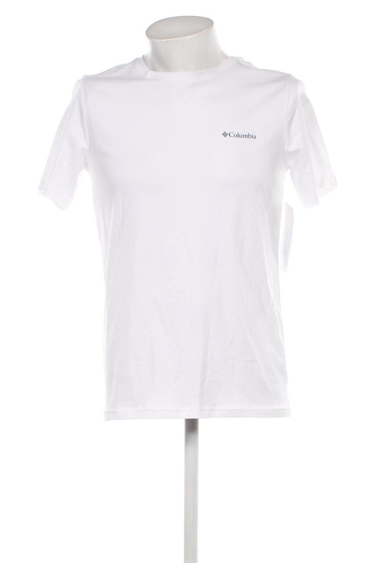 Мъжка тениска Columbia, Размер M, Цвят Бял, Цена 58,00 лв.