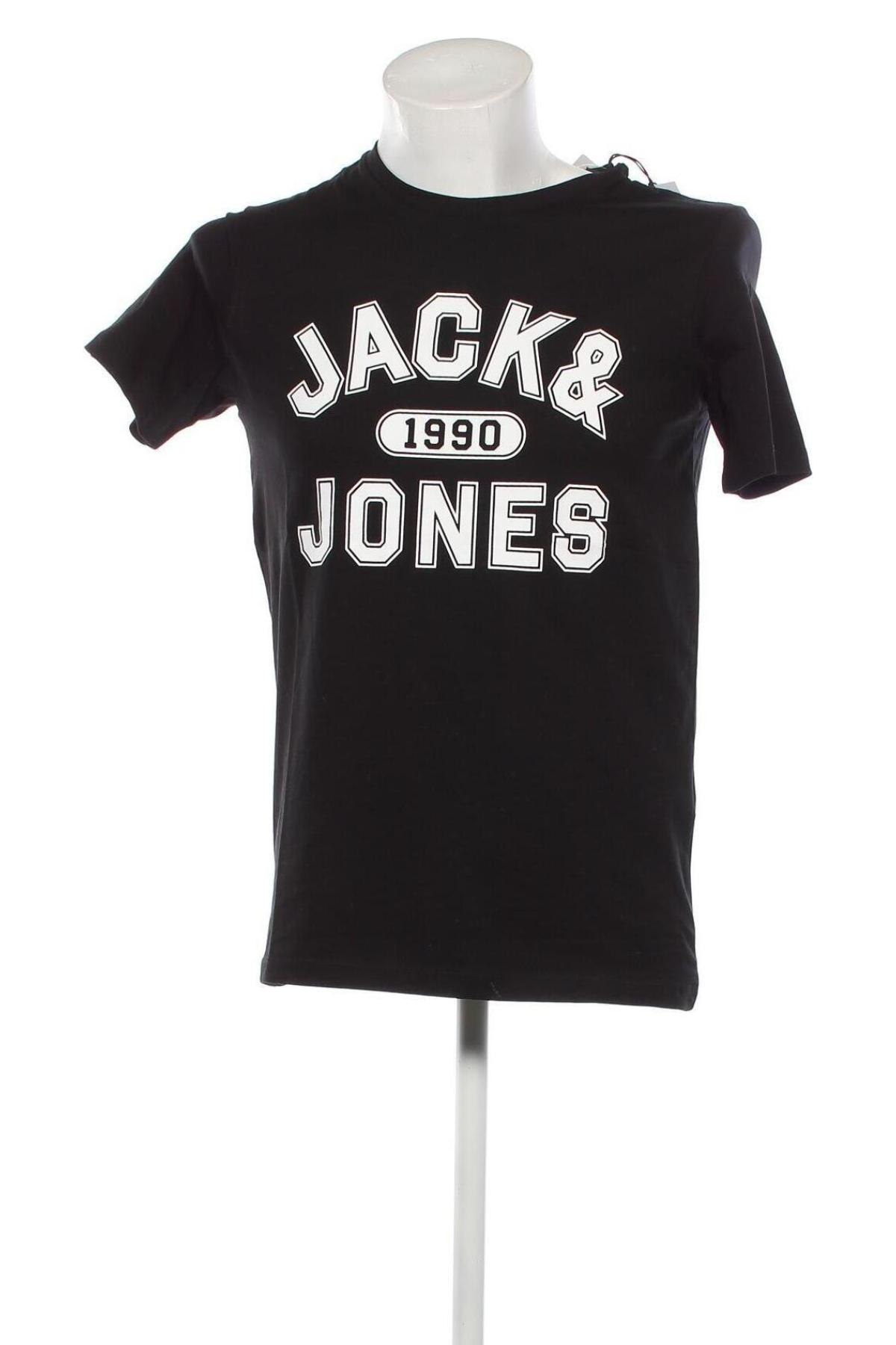 Мъжка тениска Core By Jack & Jones, Размер M, Цвят Черен, Цена 27,00 лв.