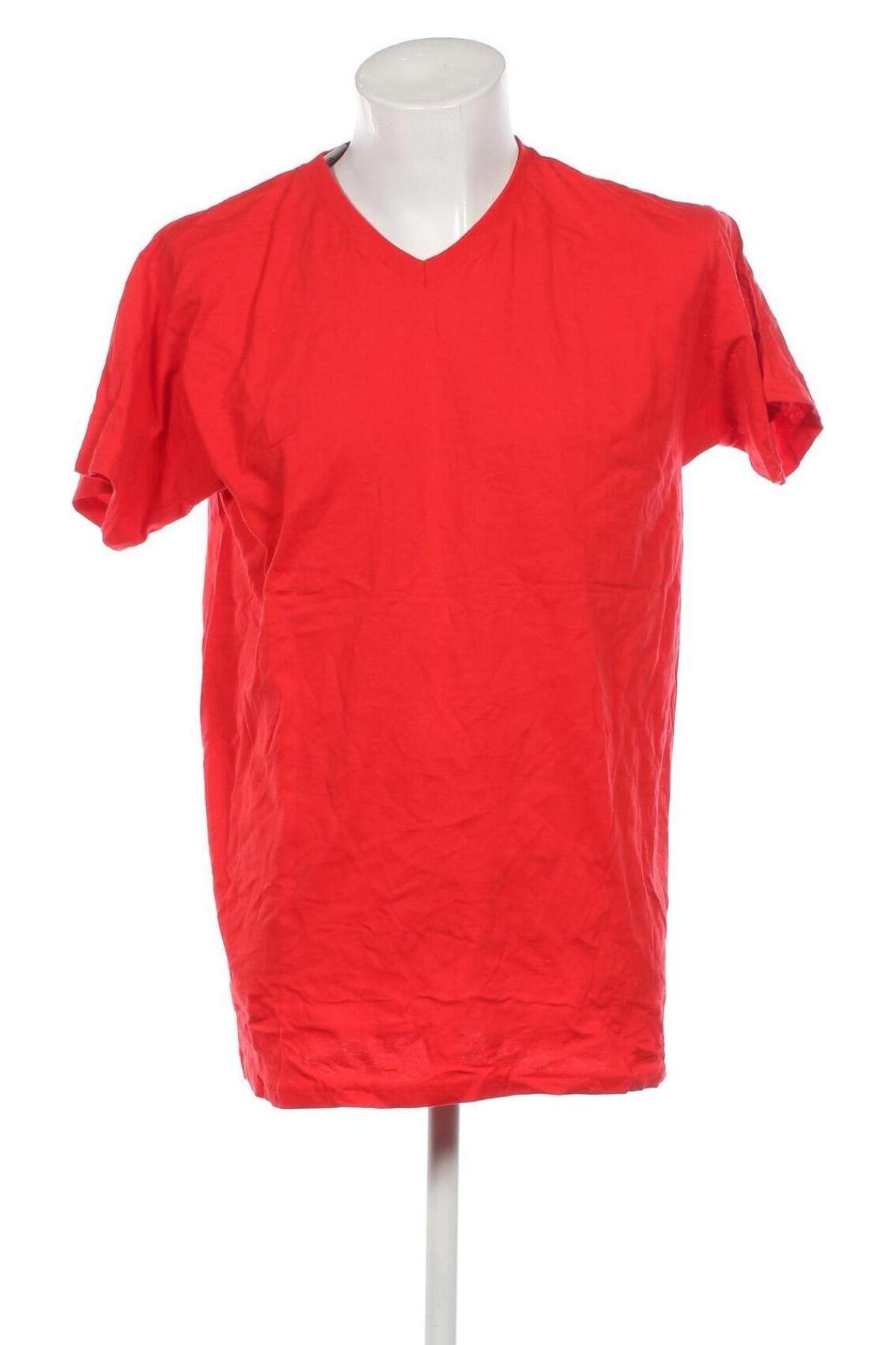 Ανδρικό t-shirt Fruit Of The Loom, Μέγεθος XL, Χρώμα Κόκκινο, Τιμή 7,40 €