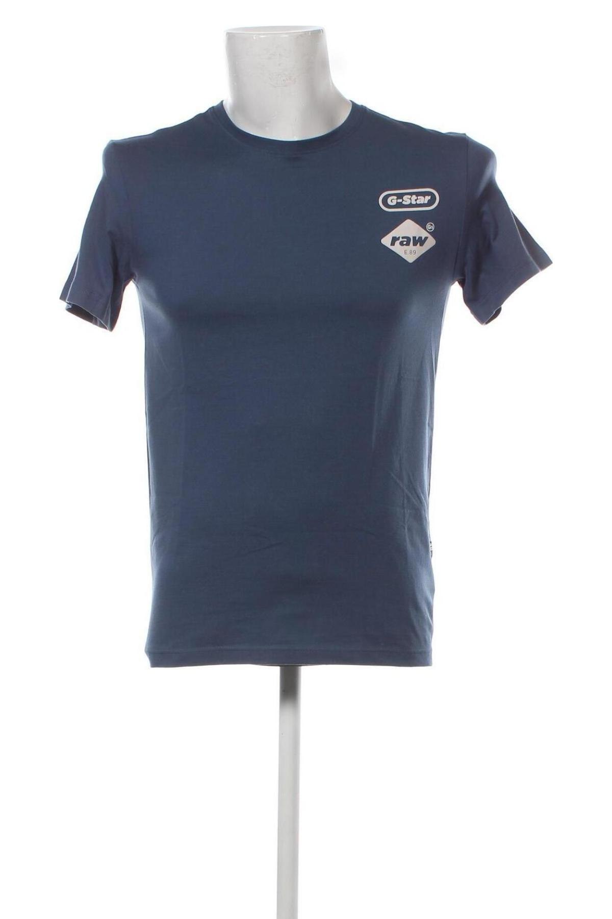 Herren T-Shirt G-Star Raw, Größe XS, Farbe Blau, Preis 26,45 €