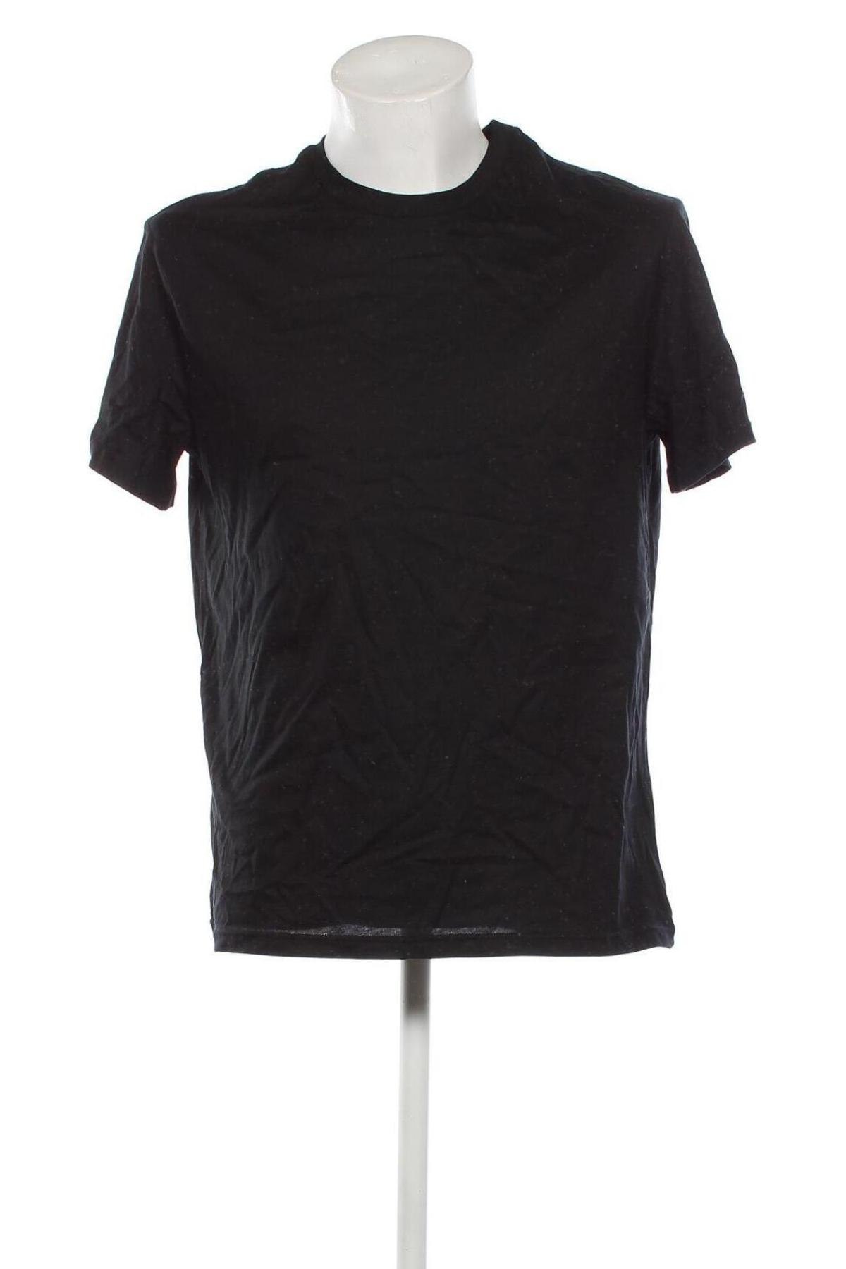 Мъжка тениска H&M, Размер L, Цвят Черен, Цена 21,00 лв.
