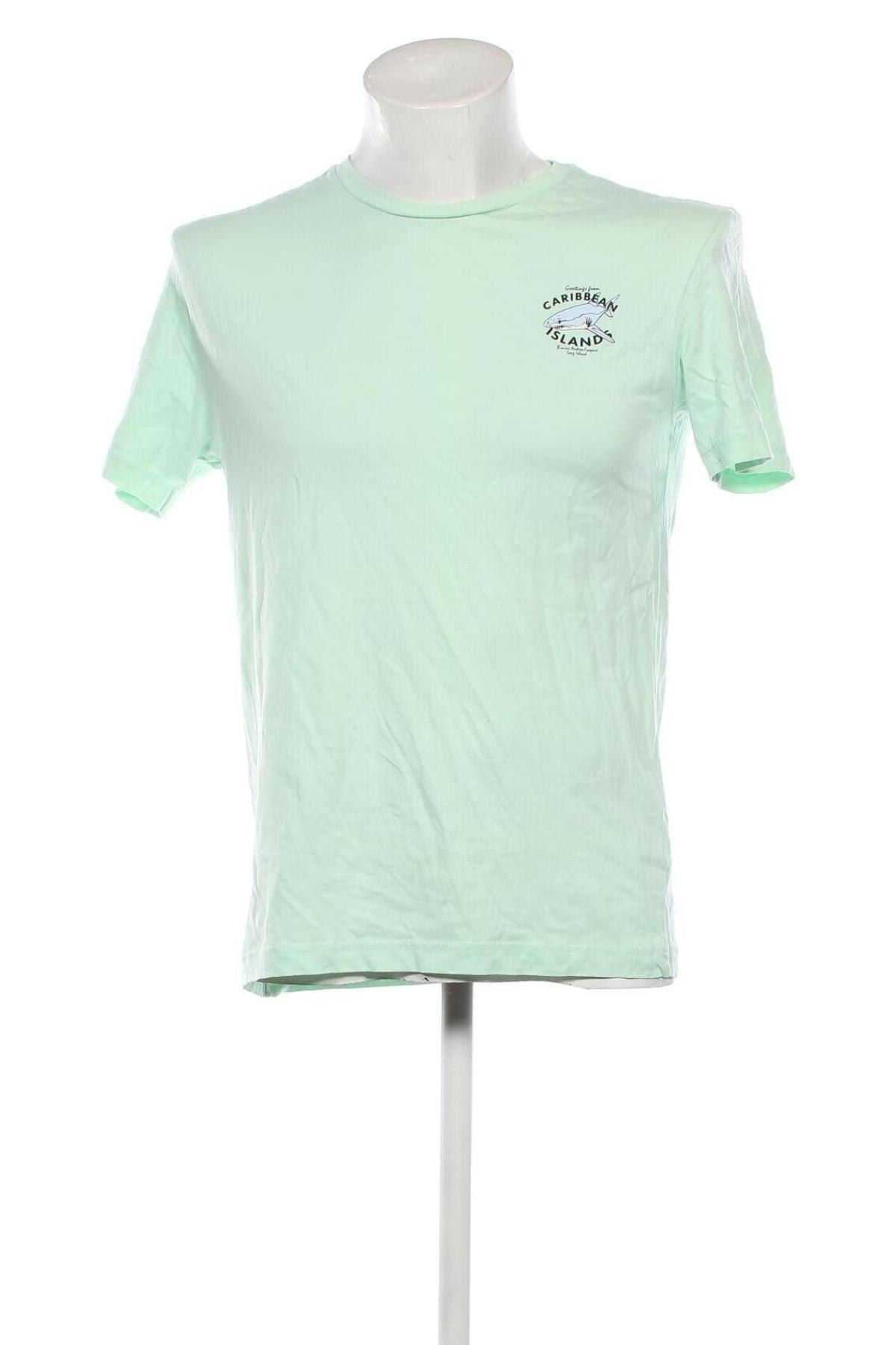 Ανδρικό t-shirt H&M Divided, Μέγεθος M, Χρώμα Πράσινο, Τιμή 6,11 €