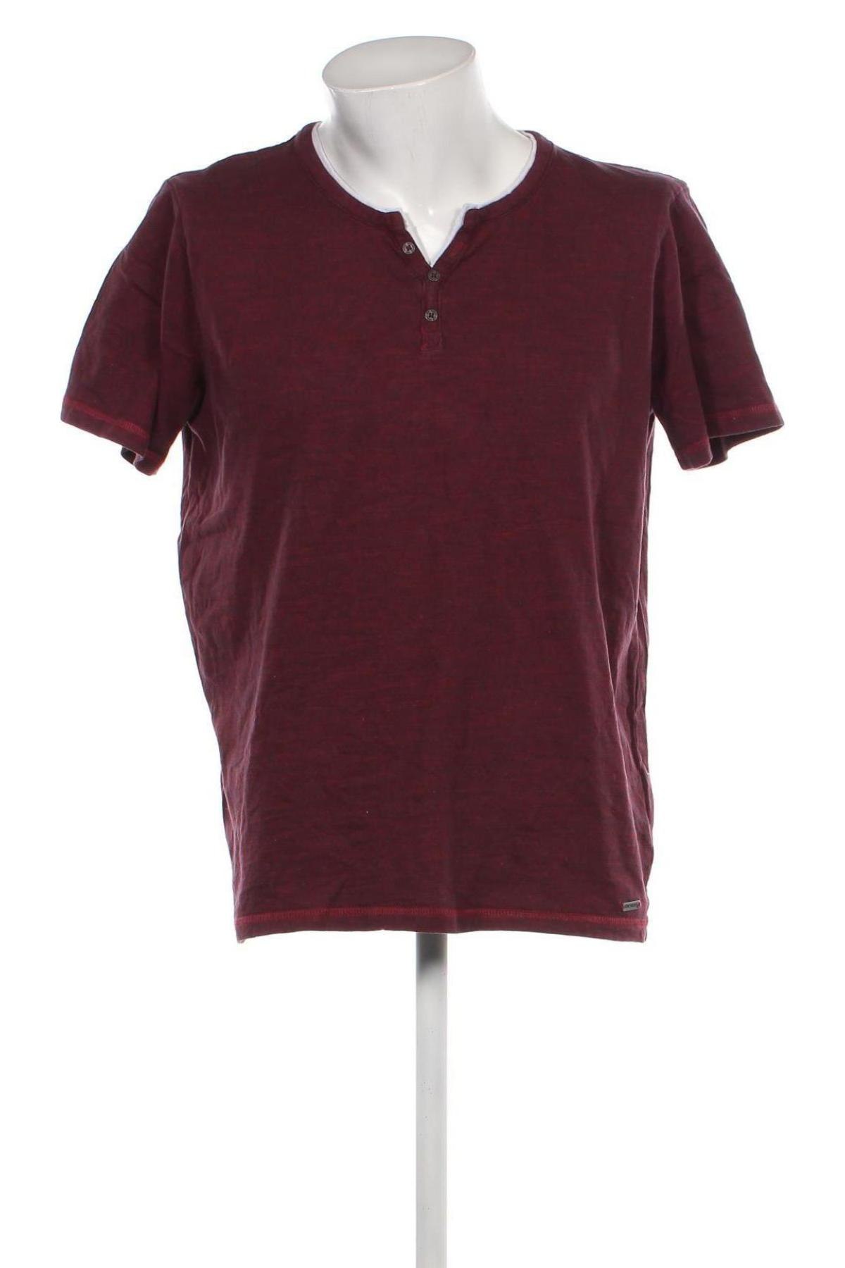 Herren T-Shirt Jean Pascale, Größe XL, Farbe Rot, Preis 9,05 €