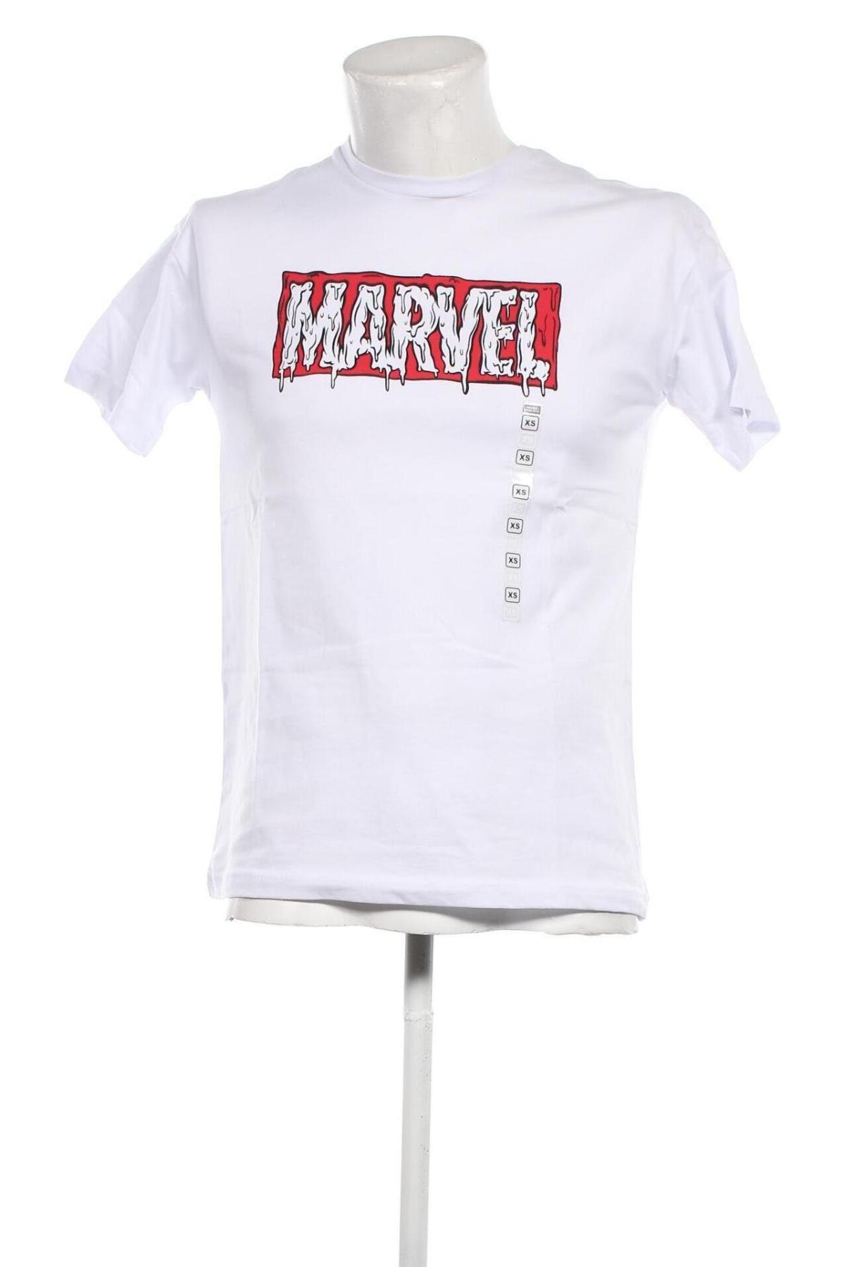 Ανδρικό t-shirt Marvel, Μέγεθος XS, Χρώμα Λευκό, Τιμή 14,95 €