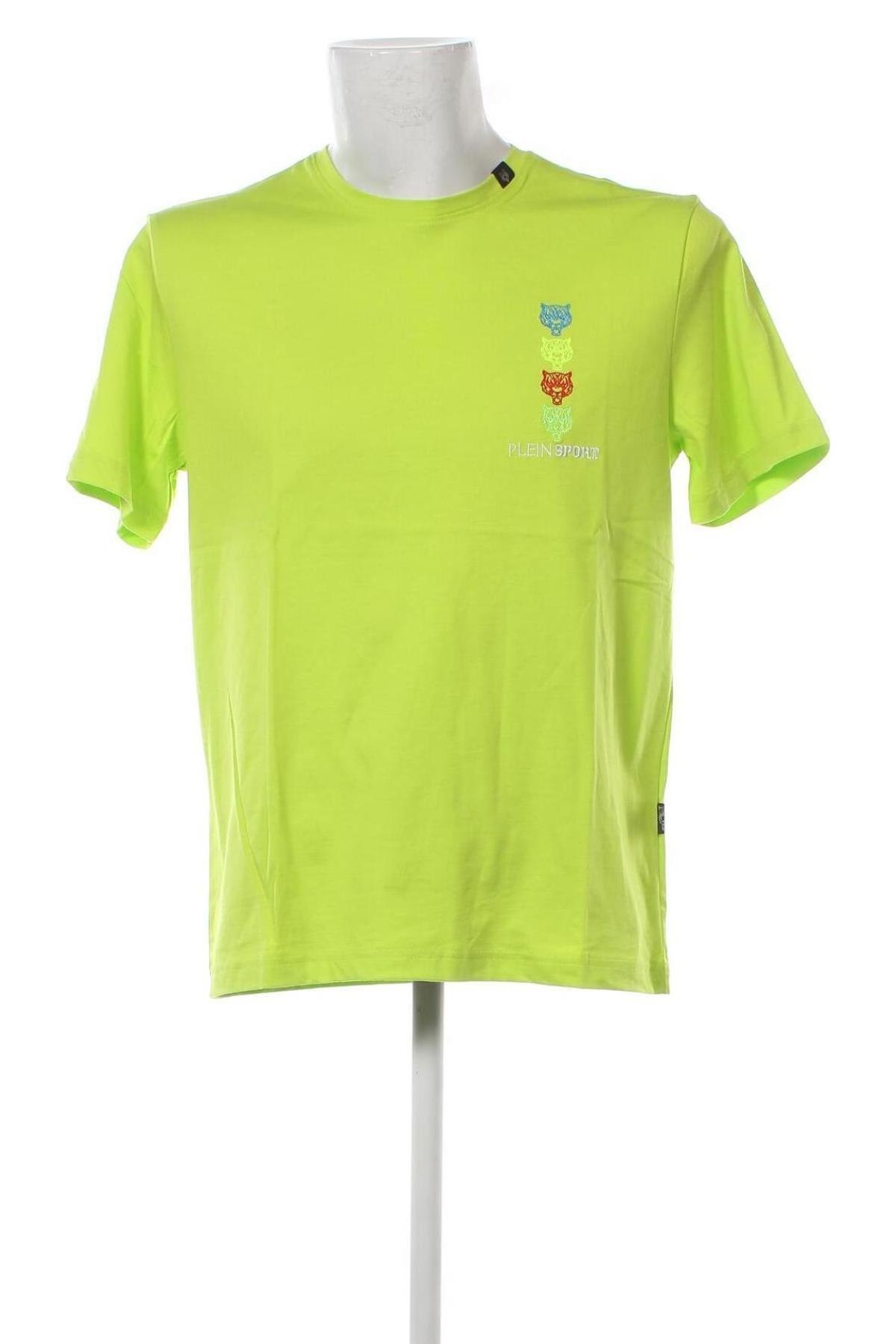 Ανδρικό t-shirt Plein Sport, Μέγεθος L, Χρώμα Πράσινο, Τιμή 83,97 €