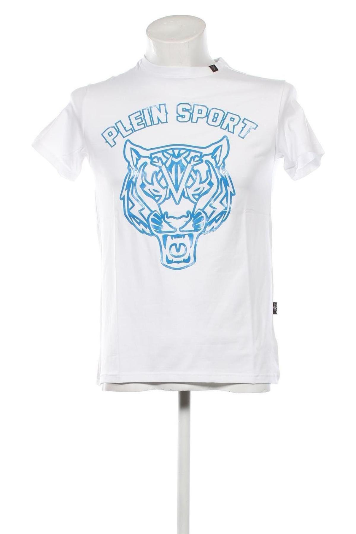 Мъжка тениска Plein Sport, Размер S, Цвят Бял, Цена 96,66 лв.