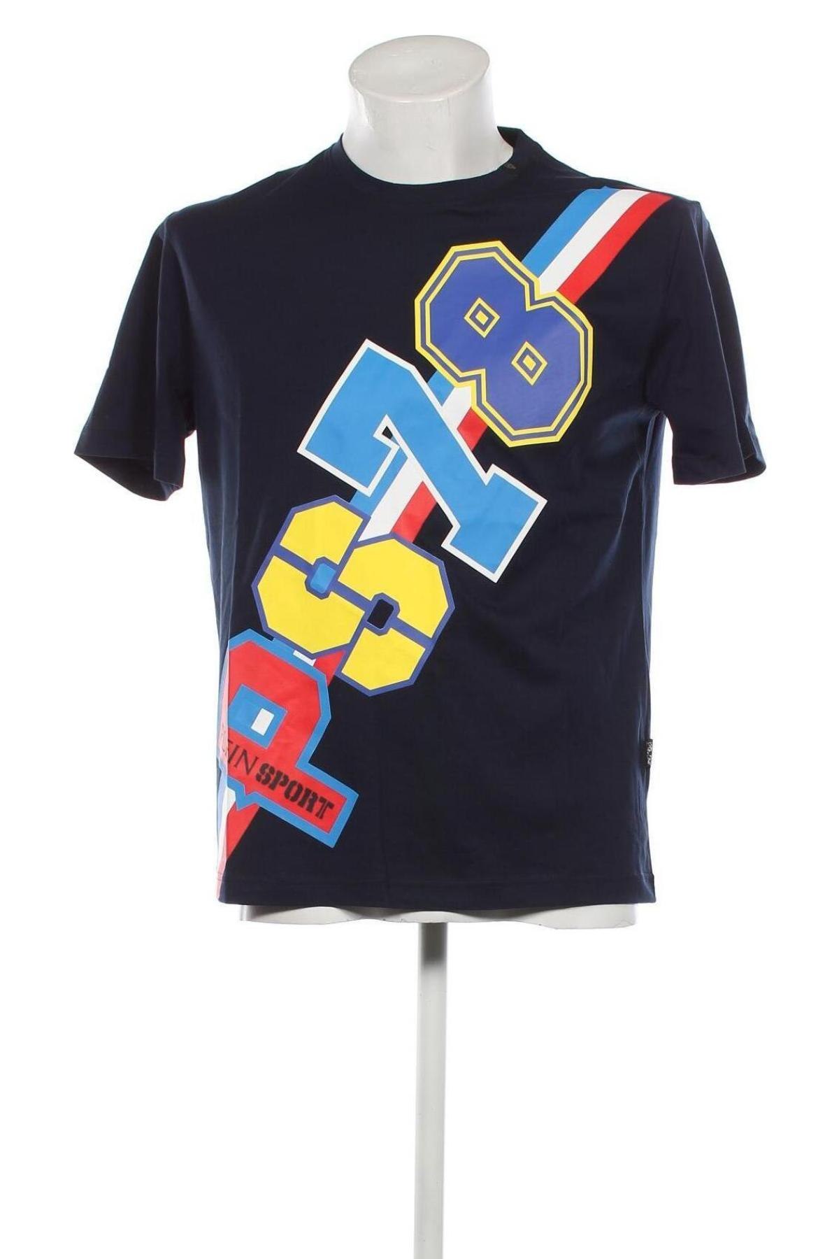 Ανδρικό t-shirt Plein Sport, Μέγεθος L, Χρώμα Μπλέ, Τιμή 49,83 €