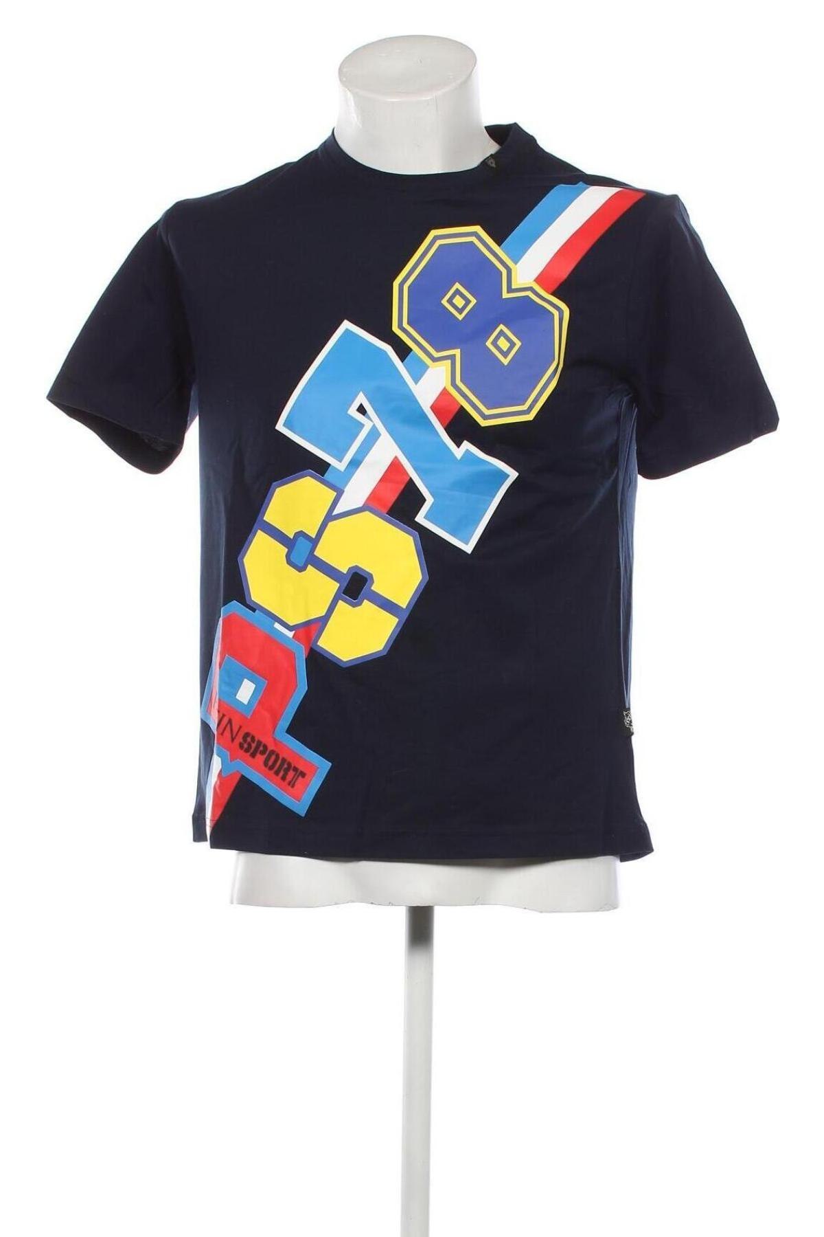 Ανδρικό t-shirt Plein Sport, Μέγεθος M, Χρώμα Μπλέ, Τιμή 49,83 €