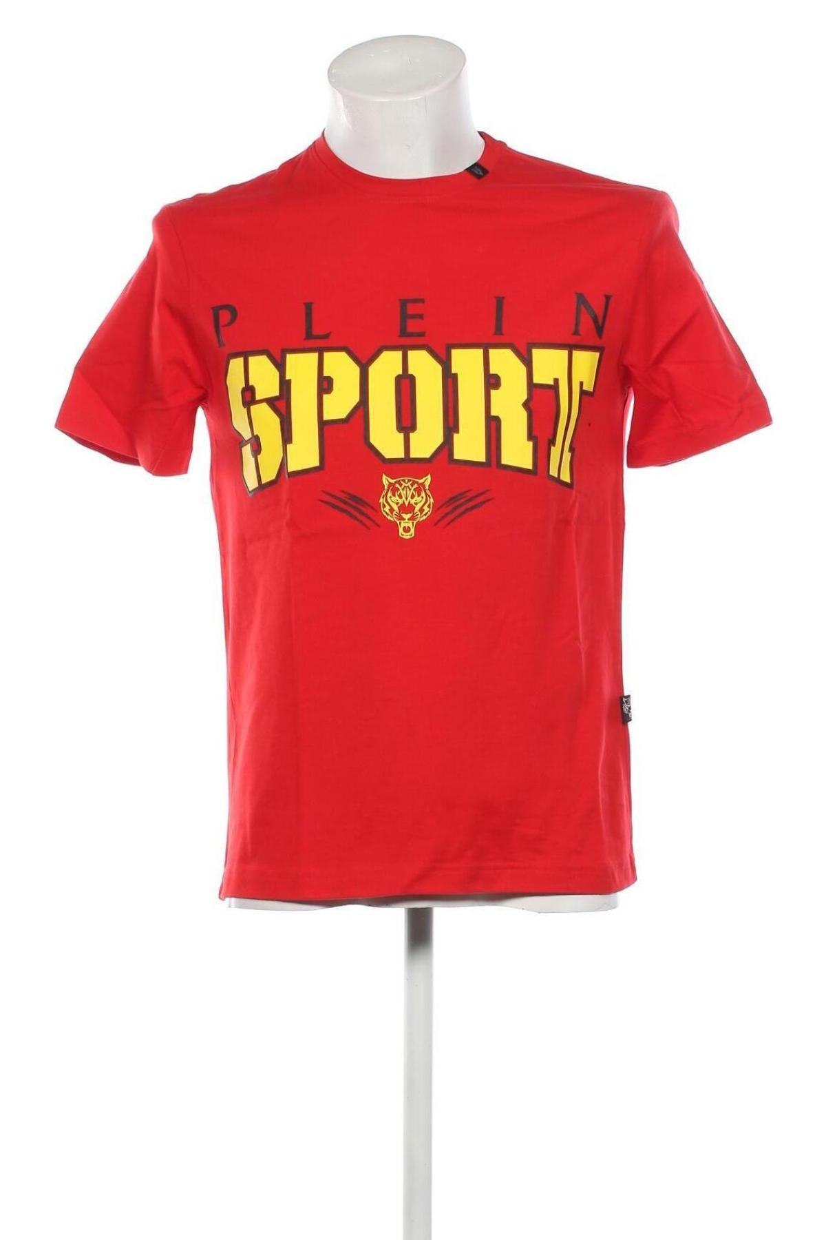 Мъжка тениска Plein Sport, Размер S, Цвят Червен, Цена 157,52 лв.