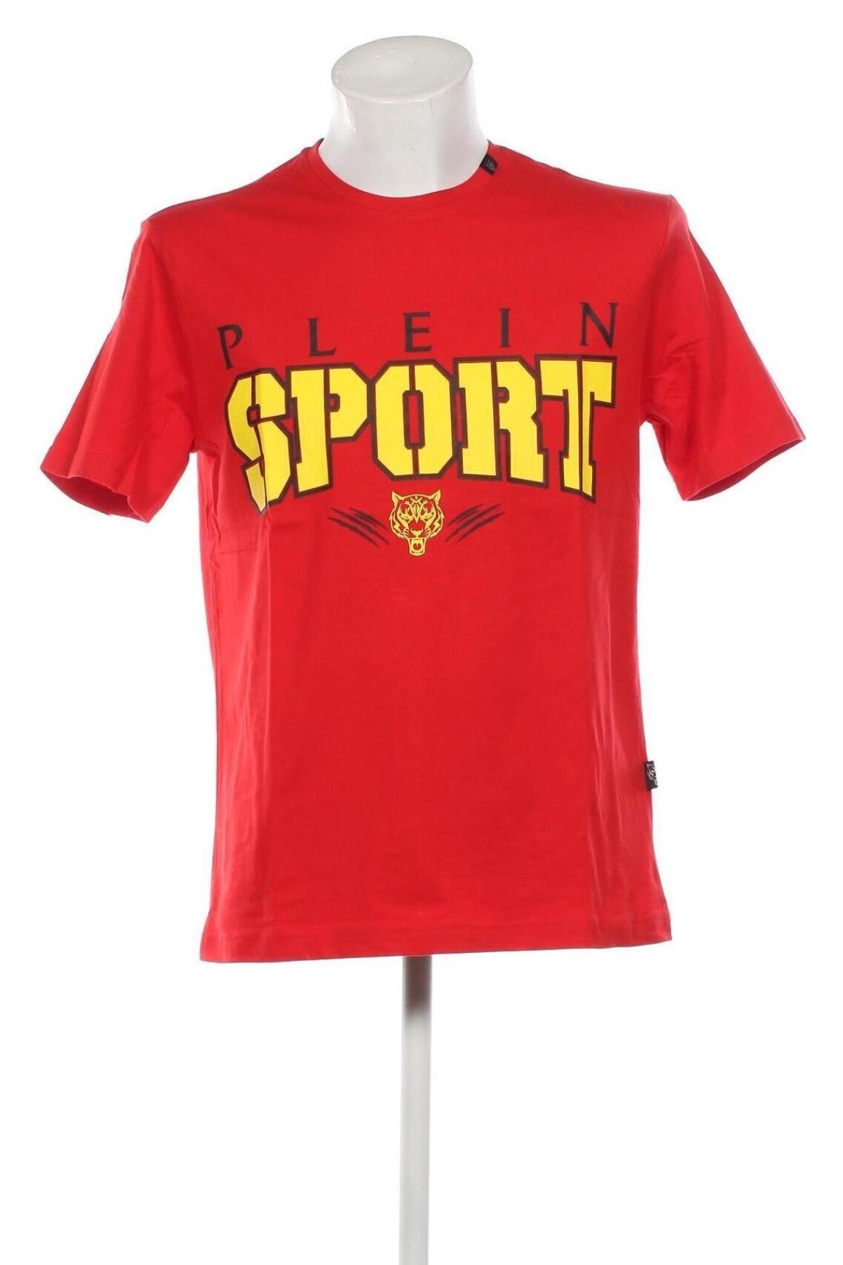 Herren T-Shirt Plein Sport, Größe L, Farbe Rot, Preis 81,20 €