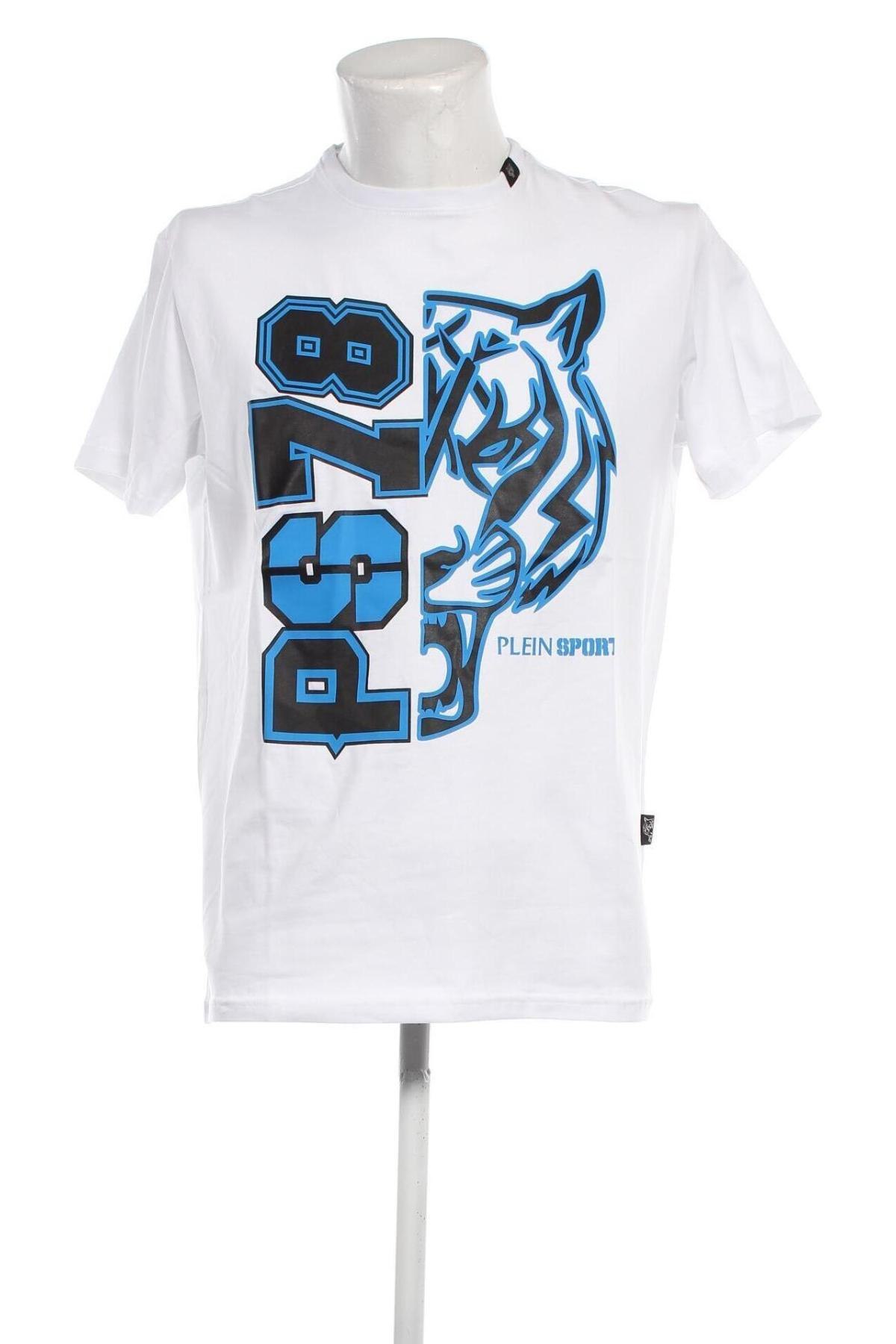 Herren T-Shirt Plein Sport, Größe XL, Farbe Weiß, Preis 81,20 €