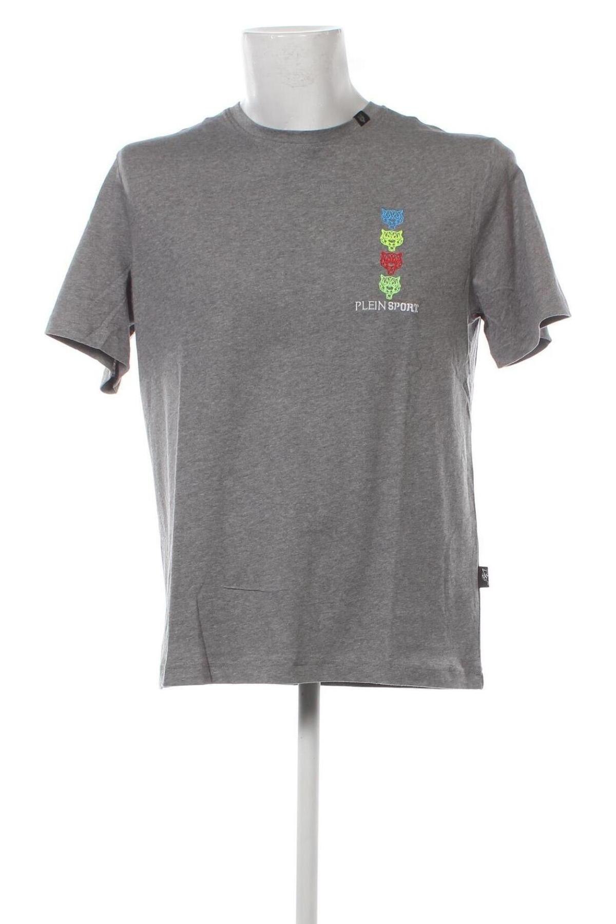 Herren T-Shirt Plein Sport, Größe L, Farbe Grau, Preis 73,82 €