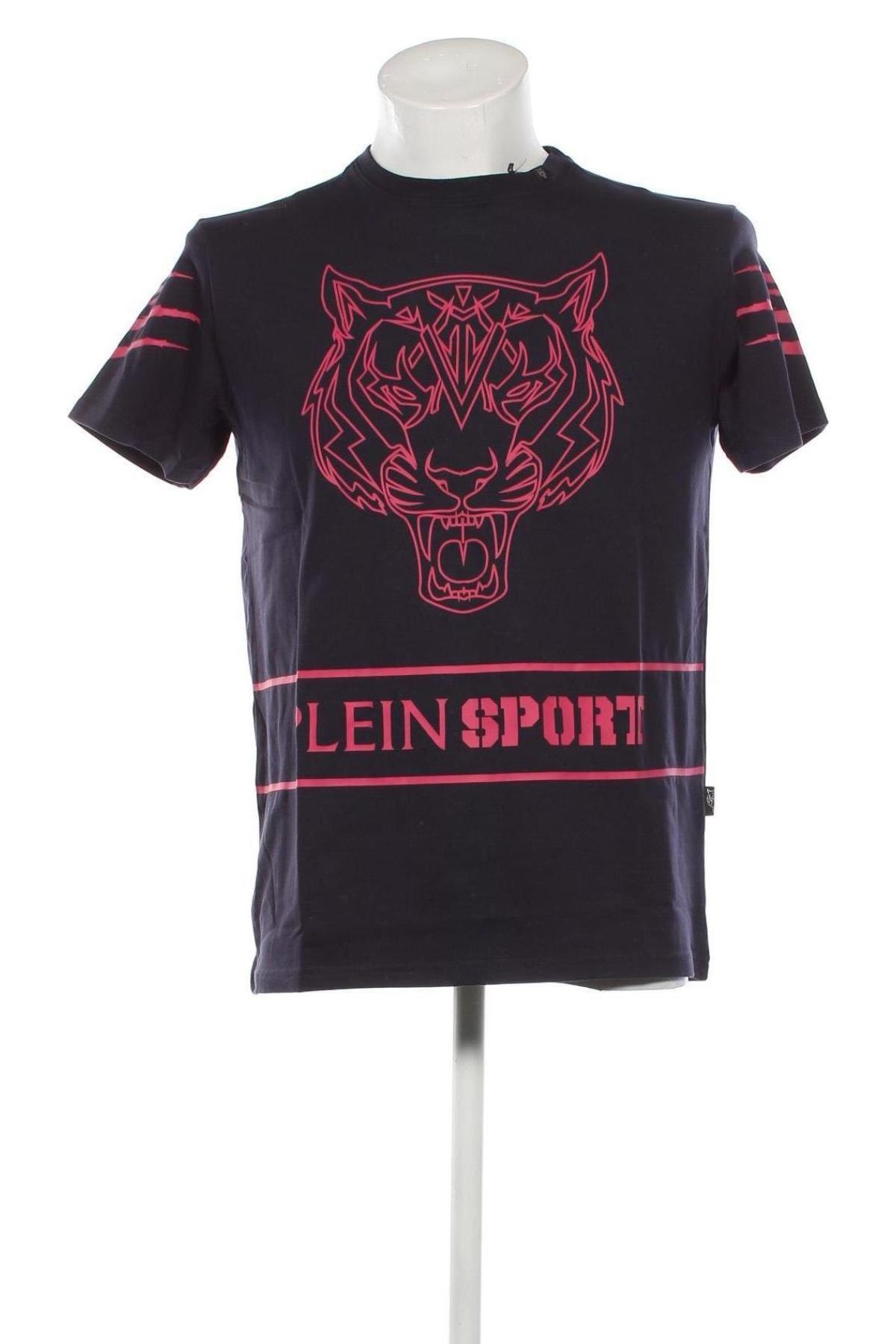 Herren T-Shirt Plein Sport, Größe L, Farbe Blau, Preis 81,20 €