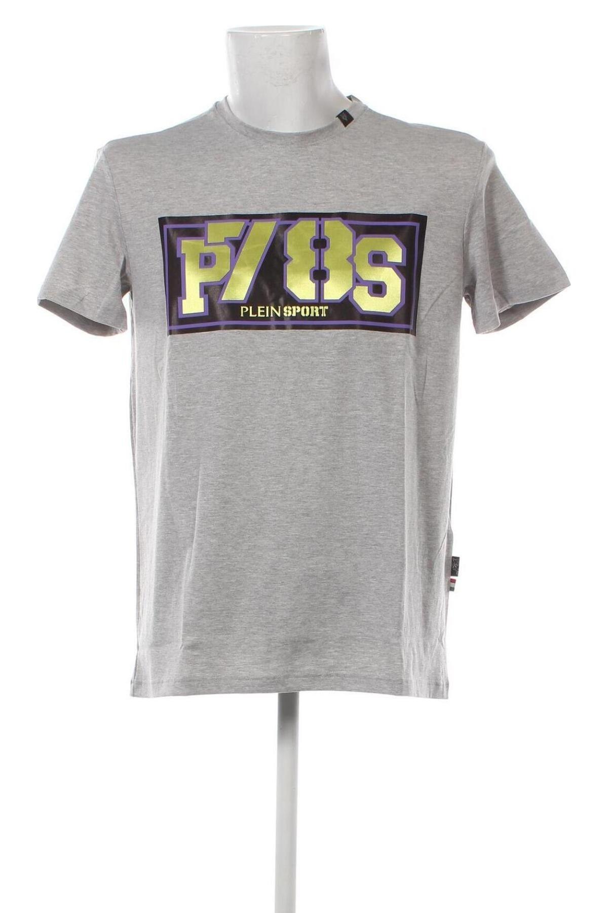 Ανδρικό t-shirt Plein Sport, Μέγεθος XL, Χρώμα Γκρί, Τιμή 83,97 €