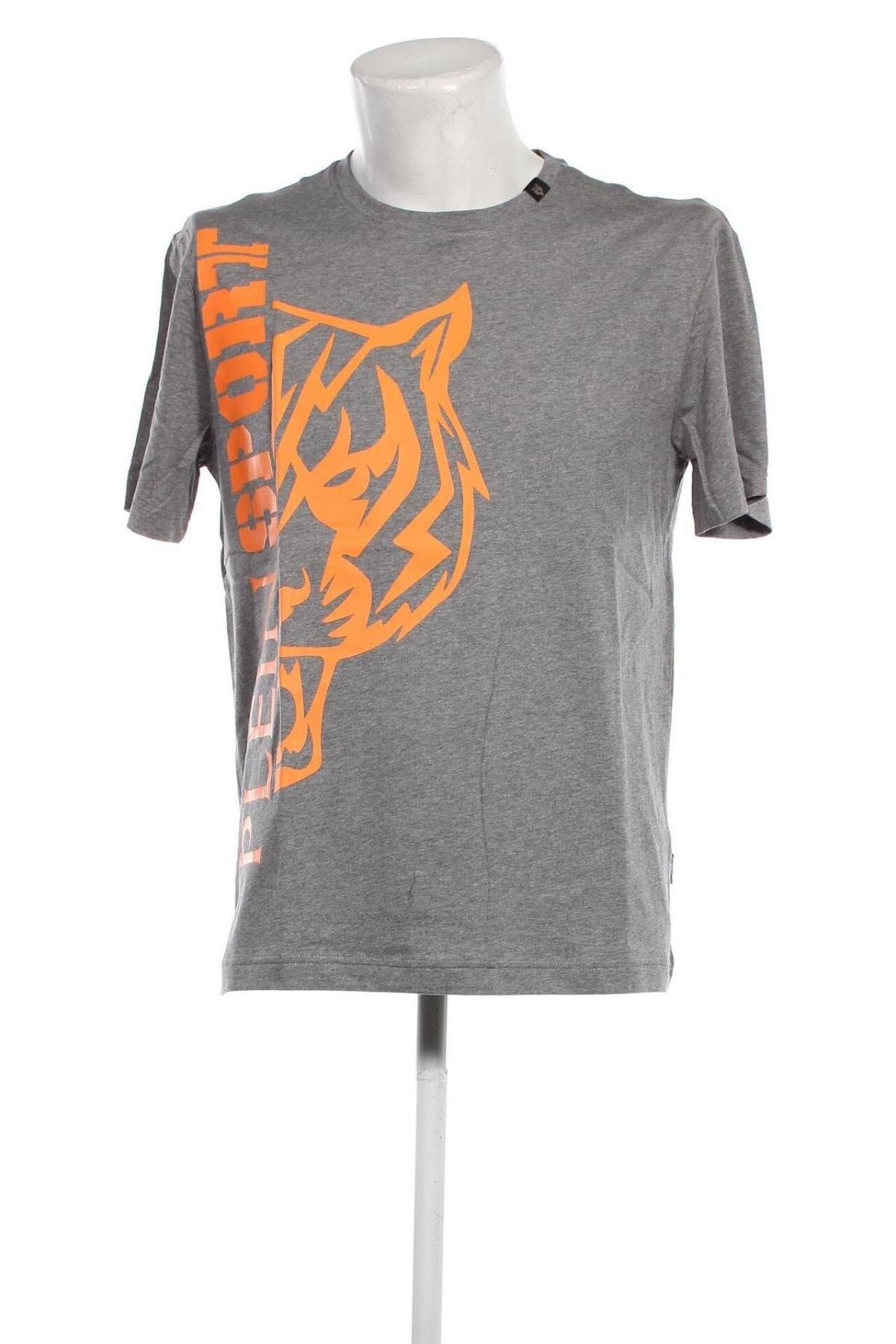 Ανδρικό t-shirt Plein Sport, Μέγεθος L, Χρώμα Γκρί, Τιμή 83,97 €