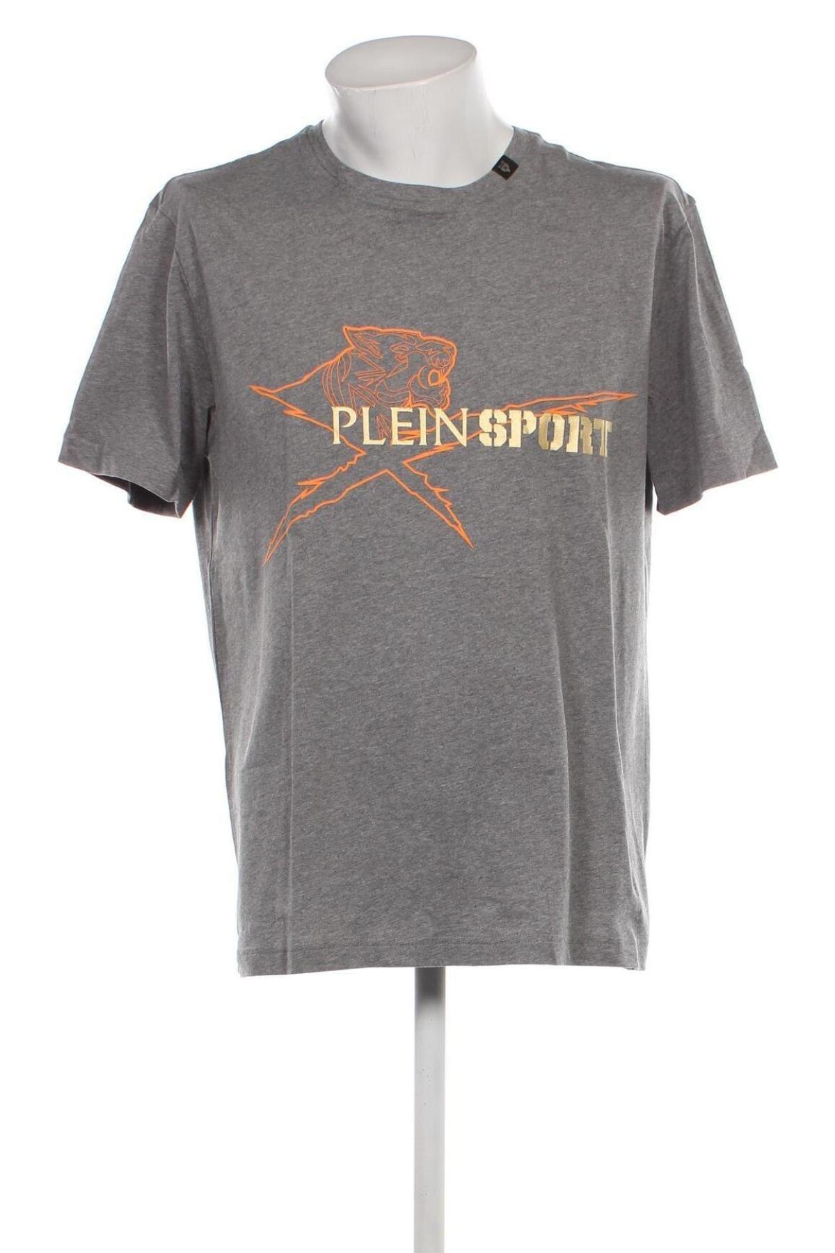 Herren T-Shirt Plein Sport, Größe XXL, Farbe Grau, Preis 83,97 €