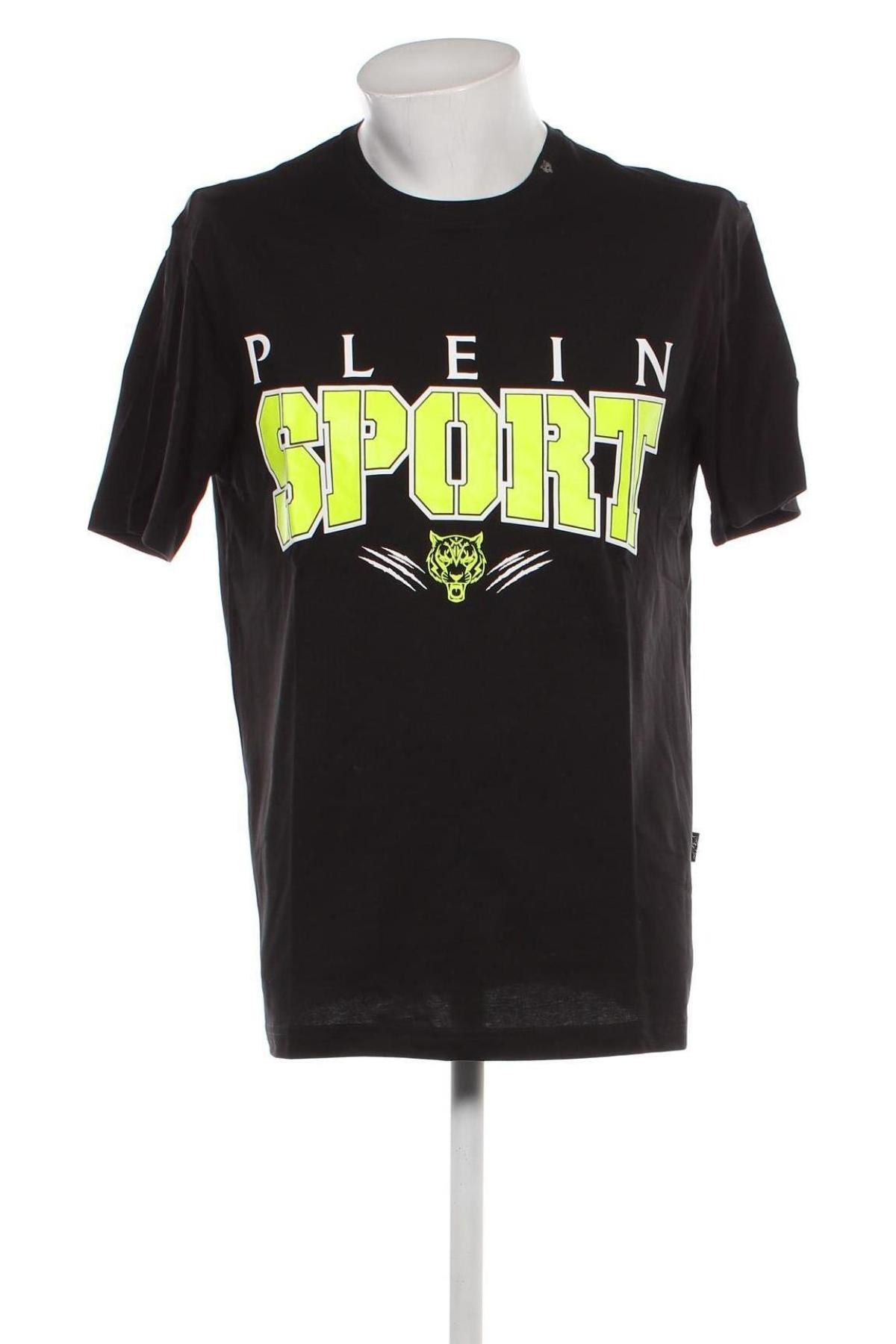 Męski T-shirt Plein Sport, Rozmiar XL, Kolor Czarny, Cena 405,55 zł