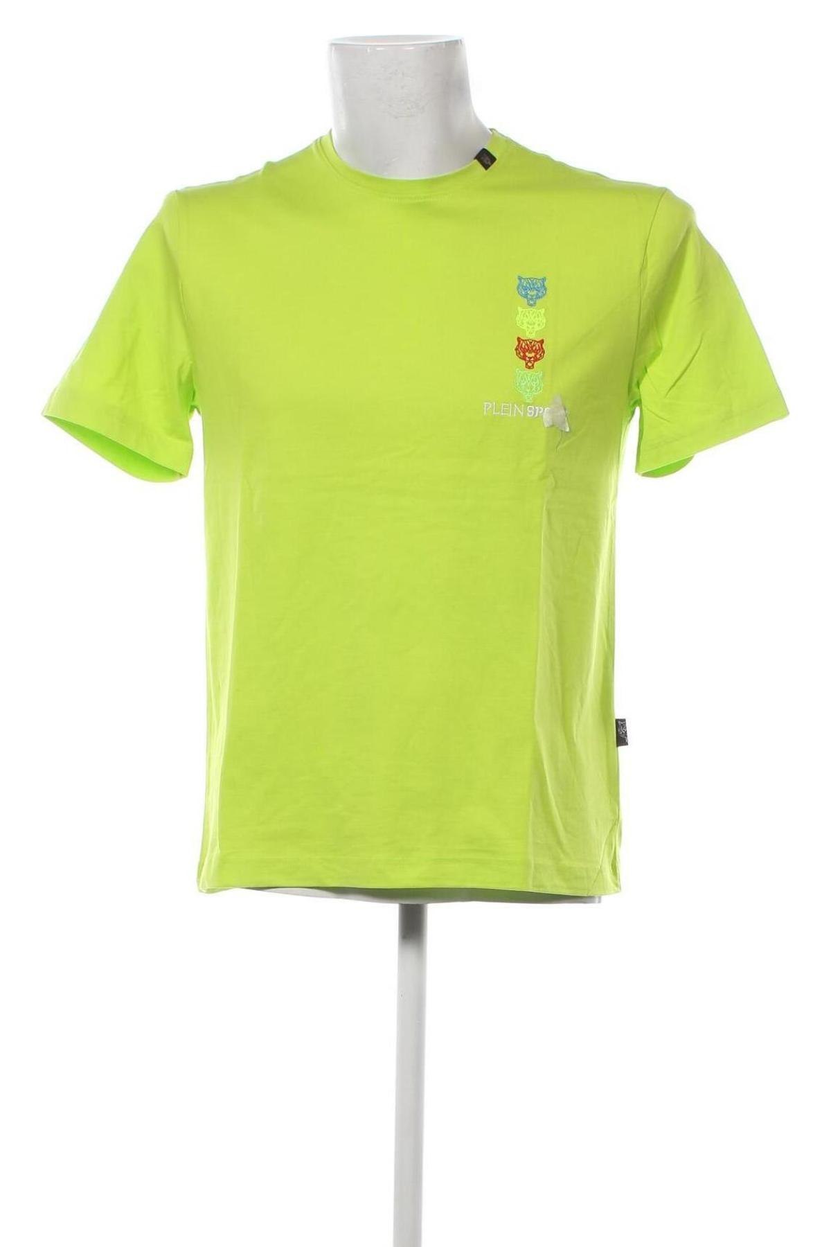 Ανδρικό t-shirt Plein Sport, Μέγεθος M, Χρώμα Πράσινο, Τιμή 83,97 €