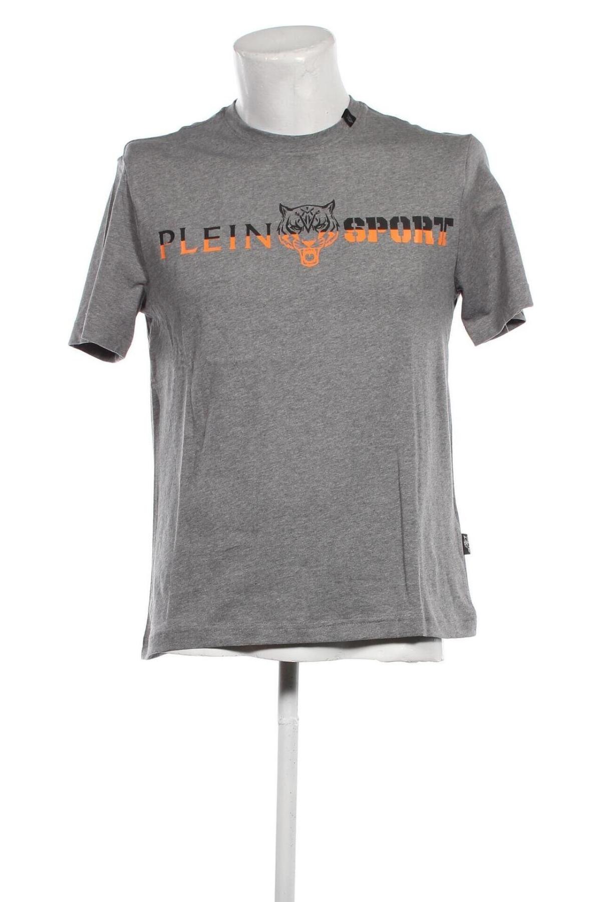 Herren T-Shirt Plein Sport, Größe M, Farbe Grau, Preis 61,82 €