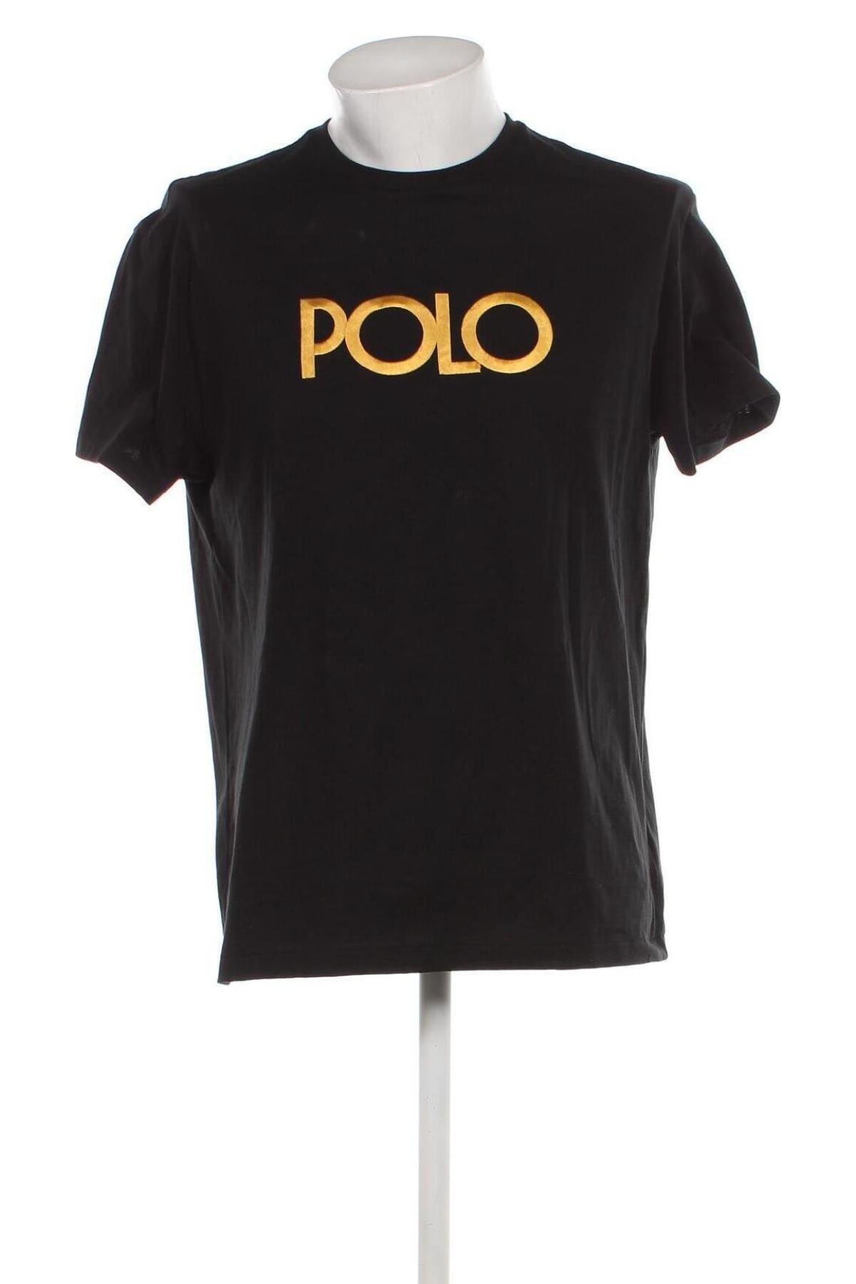 Męski T-shirt Polo By Ralph Lauren, Rozmiar M, Kolor Czarny, Cena 362,50 zł