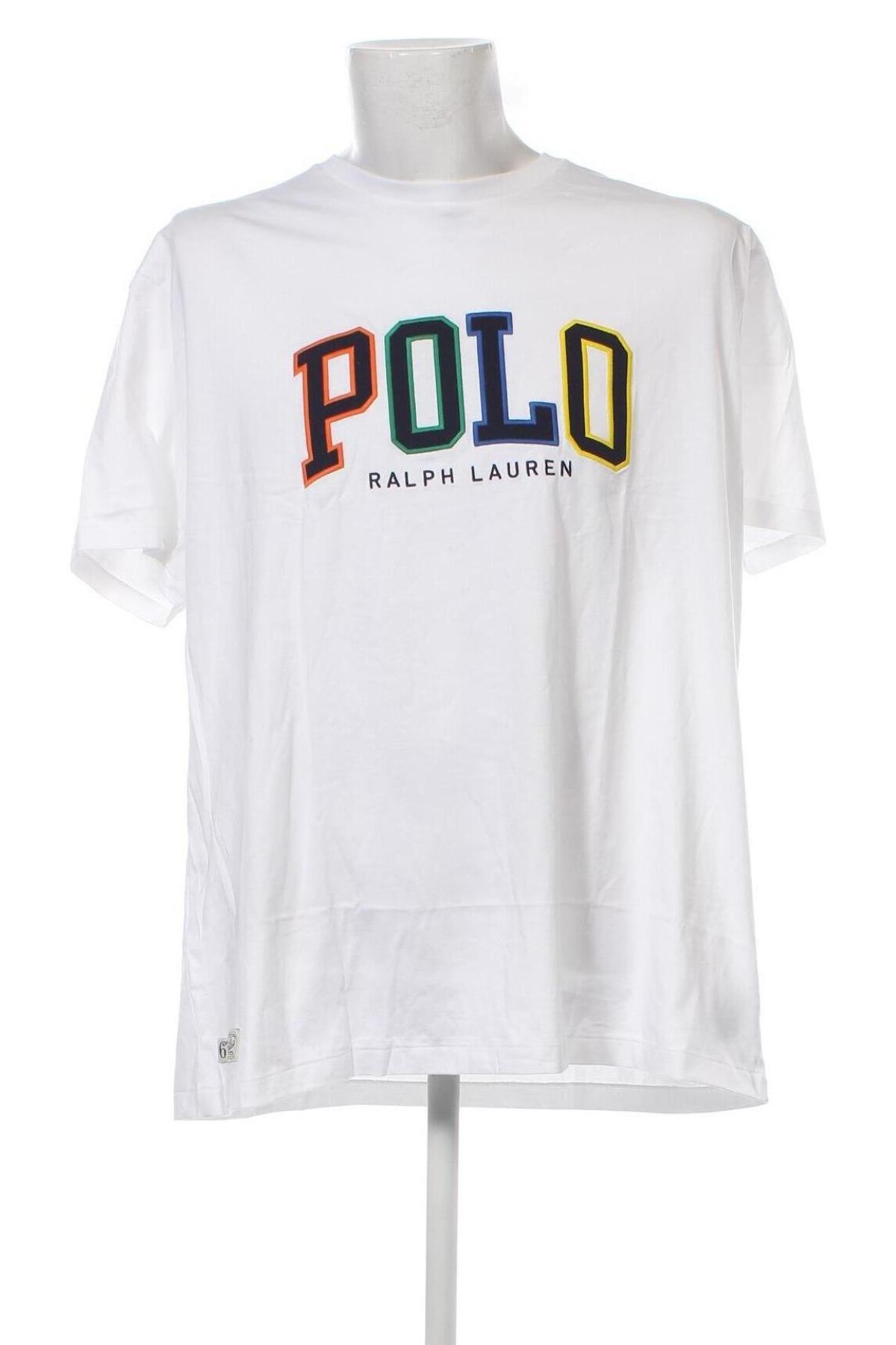 Ανδρικό t-shirt Polo By Ralph Lauren, Μέγεθος XXL, Χρώμα Λευκό, Τιμή 70,10 €