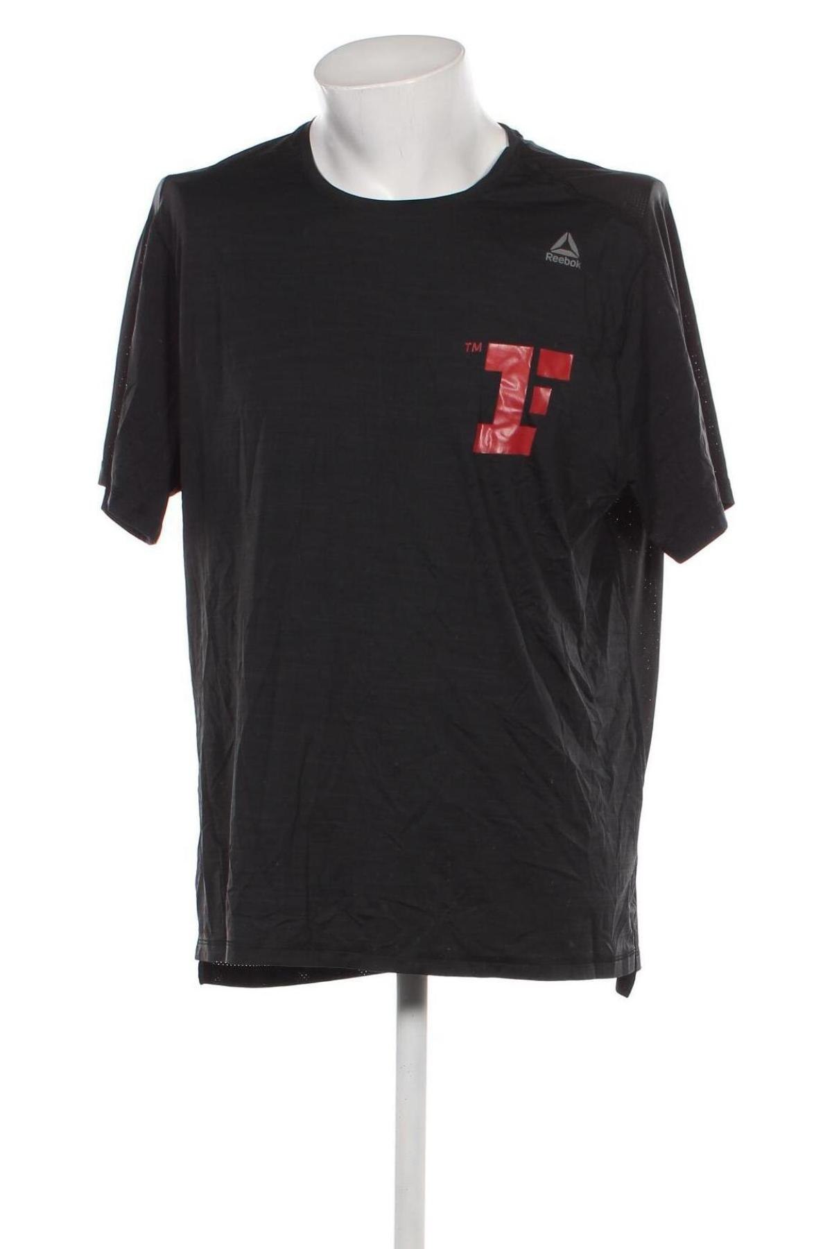 Ανδρικό t-shirt Reebok, Μέγεθος XL, Χρώμα Μαύρο, Τιμή 20,81 €