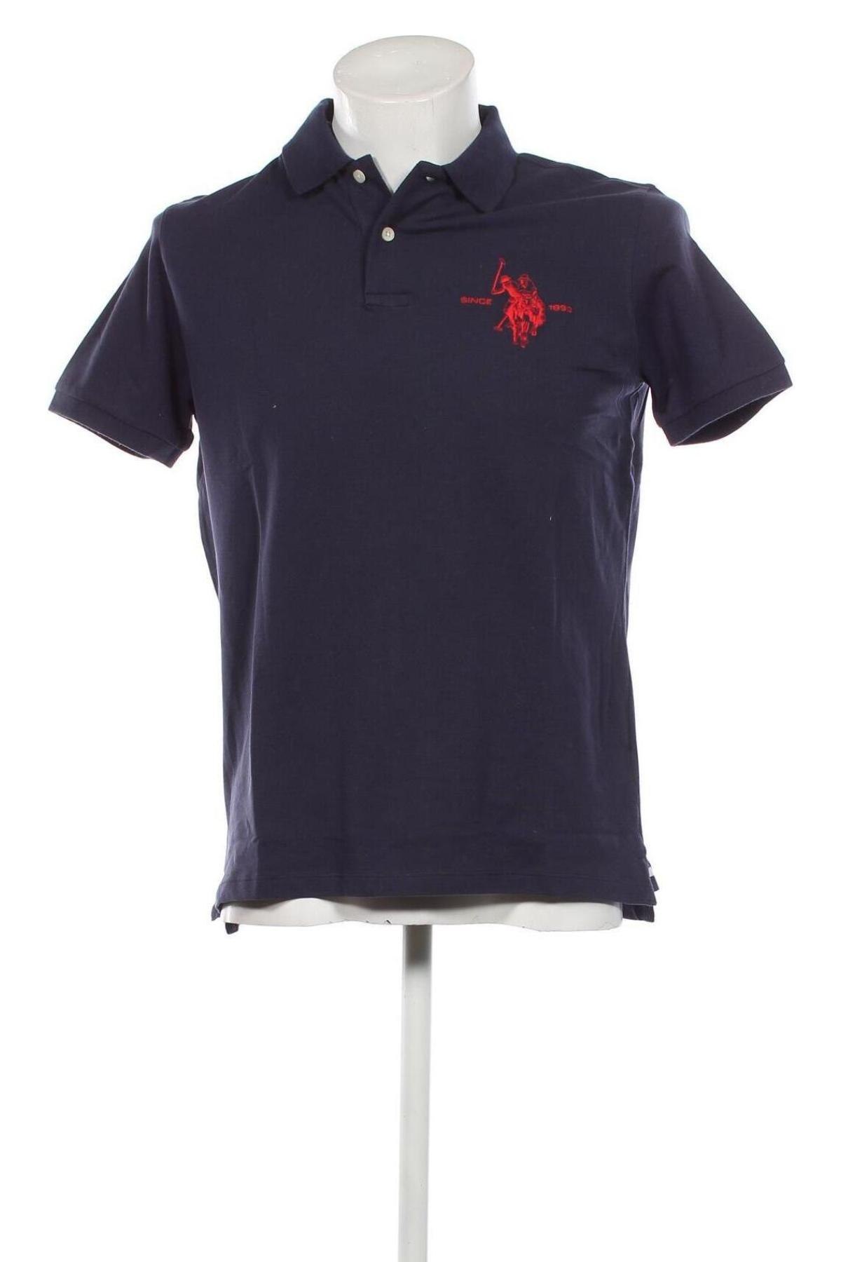 Ανδρικό t-shirt U.S. Polo Assn., Μέγεθος L, Χρώμα Μπλέ, Τιμή 21,98 €