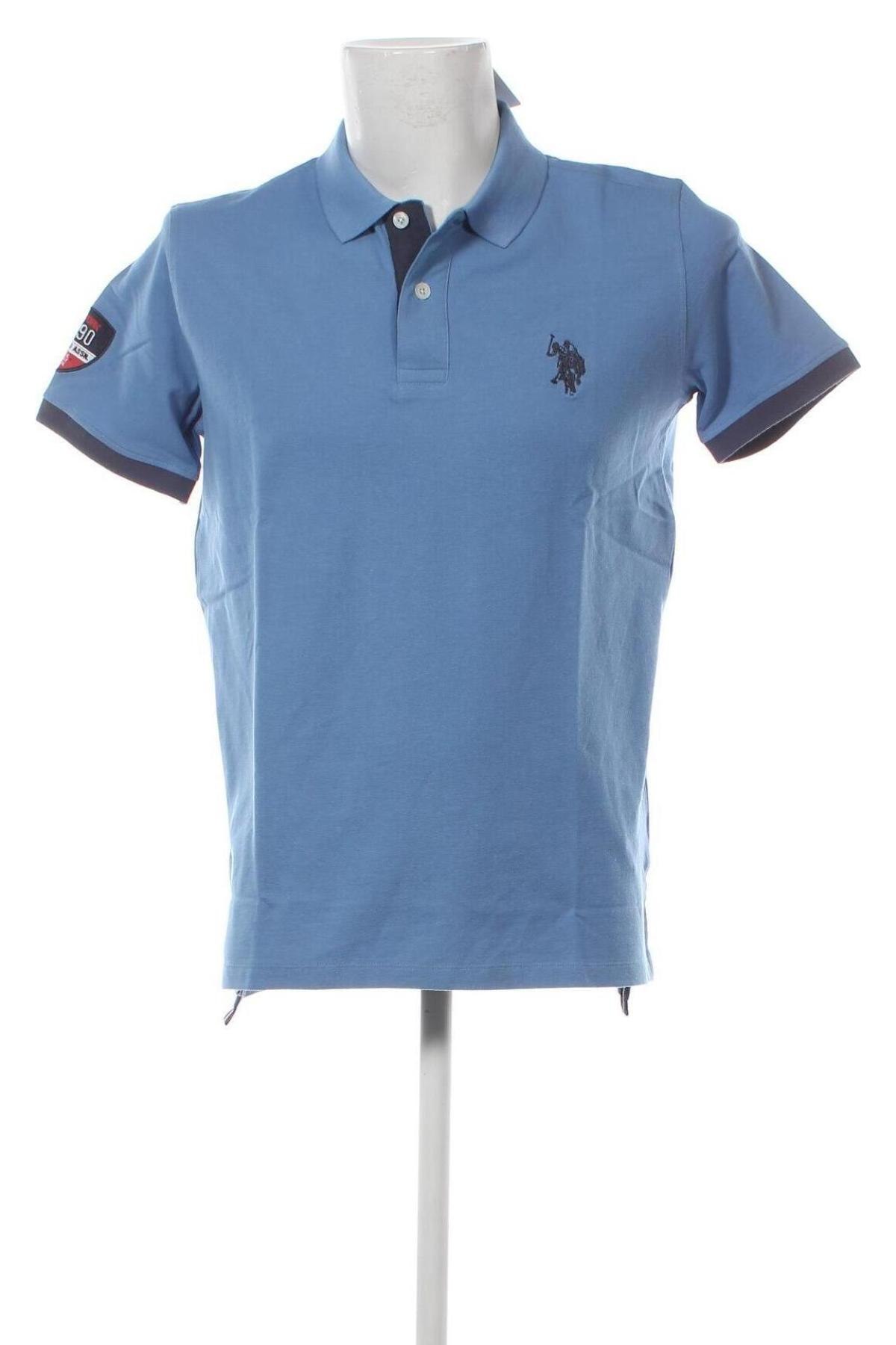 Męski T-shirt U.S. Polo Assn., Rozmiar L, Kolor Niebieski, Cena 109,49 zł