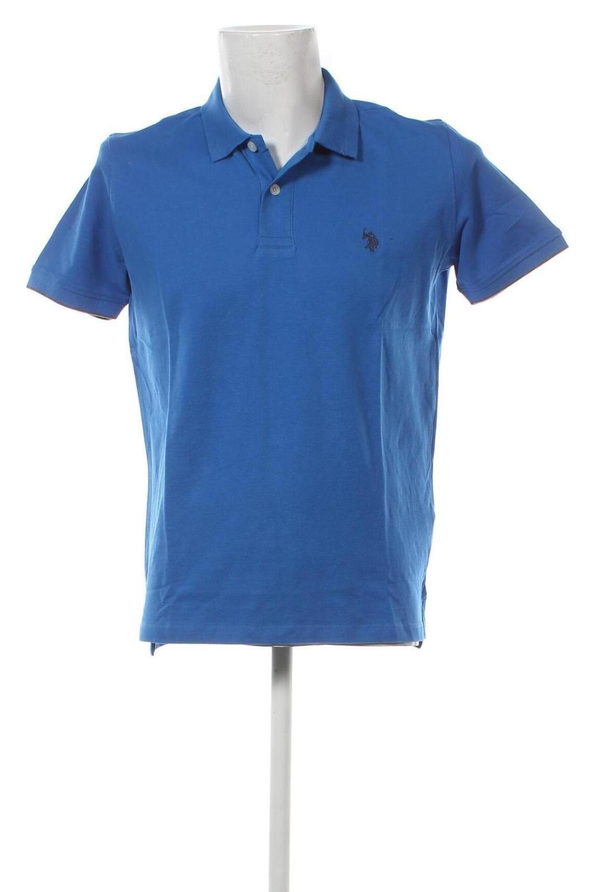 Ανδρικό t-shirt U.S. Polo Assn., Μέγεθος L, Χρώμα Μπλέ, Τιμή 15,54 €