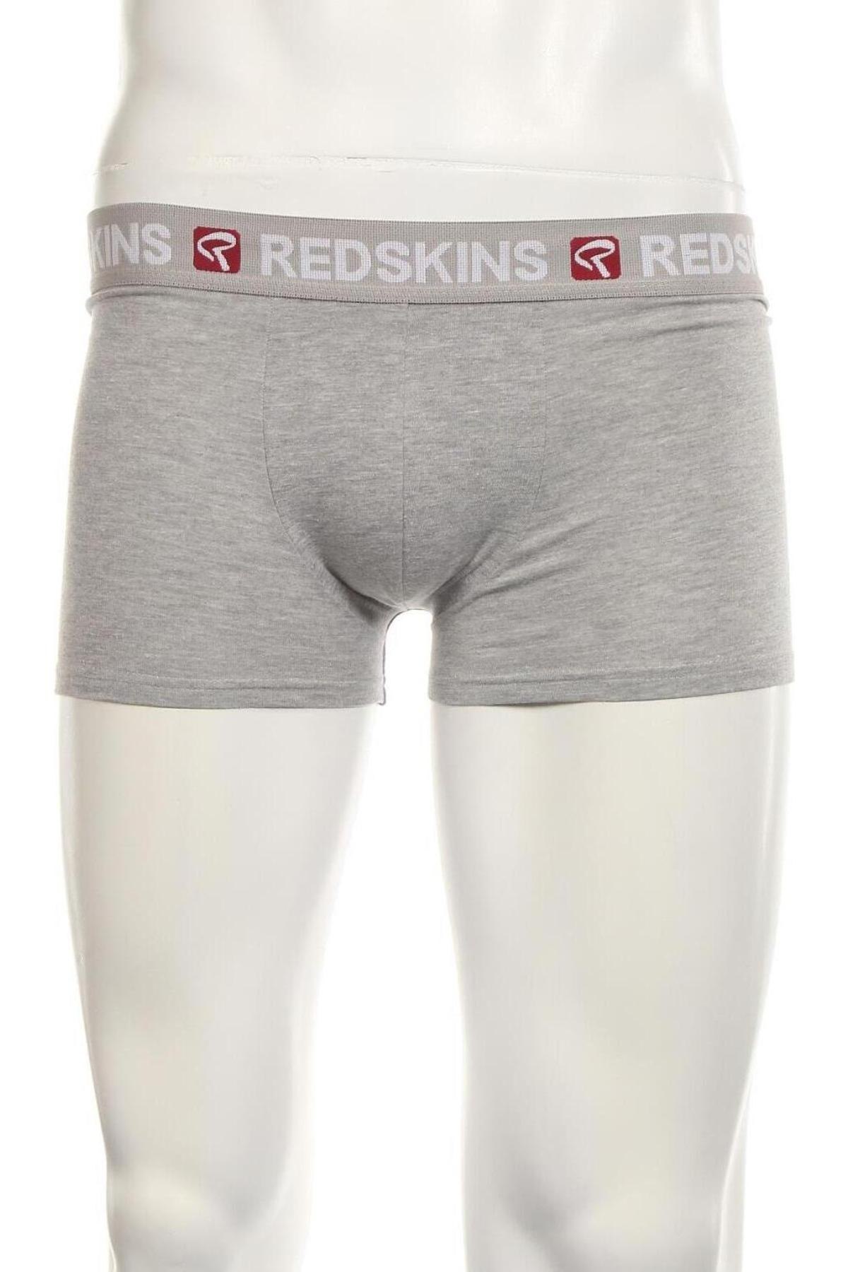 Boxershorts Redskins, Größe S, Farbe Grau, Preis 8,04 €