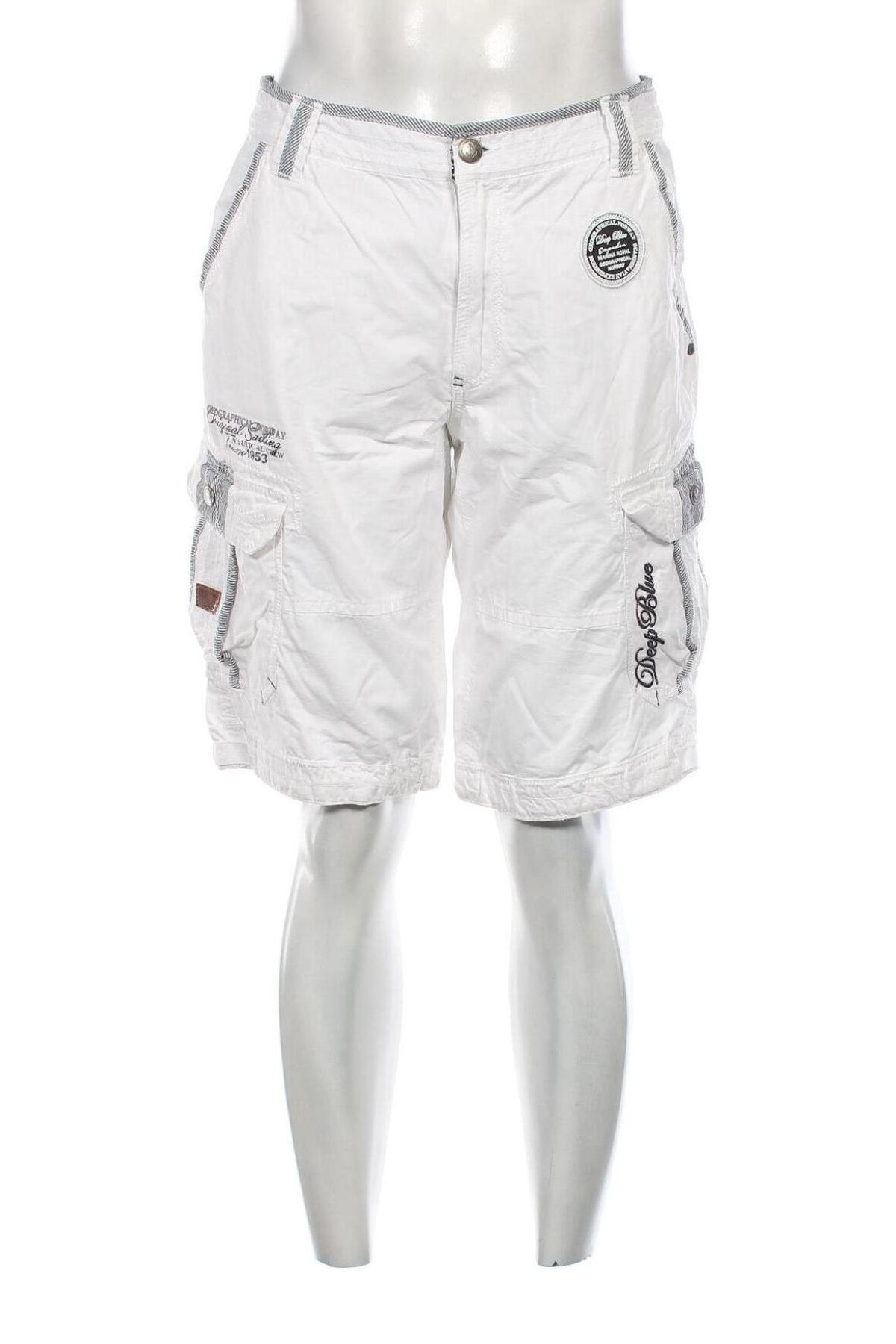 Мъжки къс панталон Geographical Norway, Размер XL, Цвят Бял, Цена 54,00 лв.