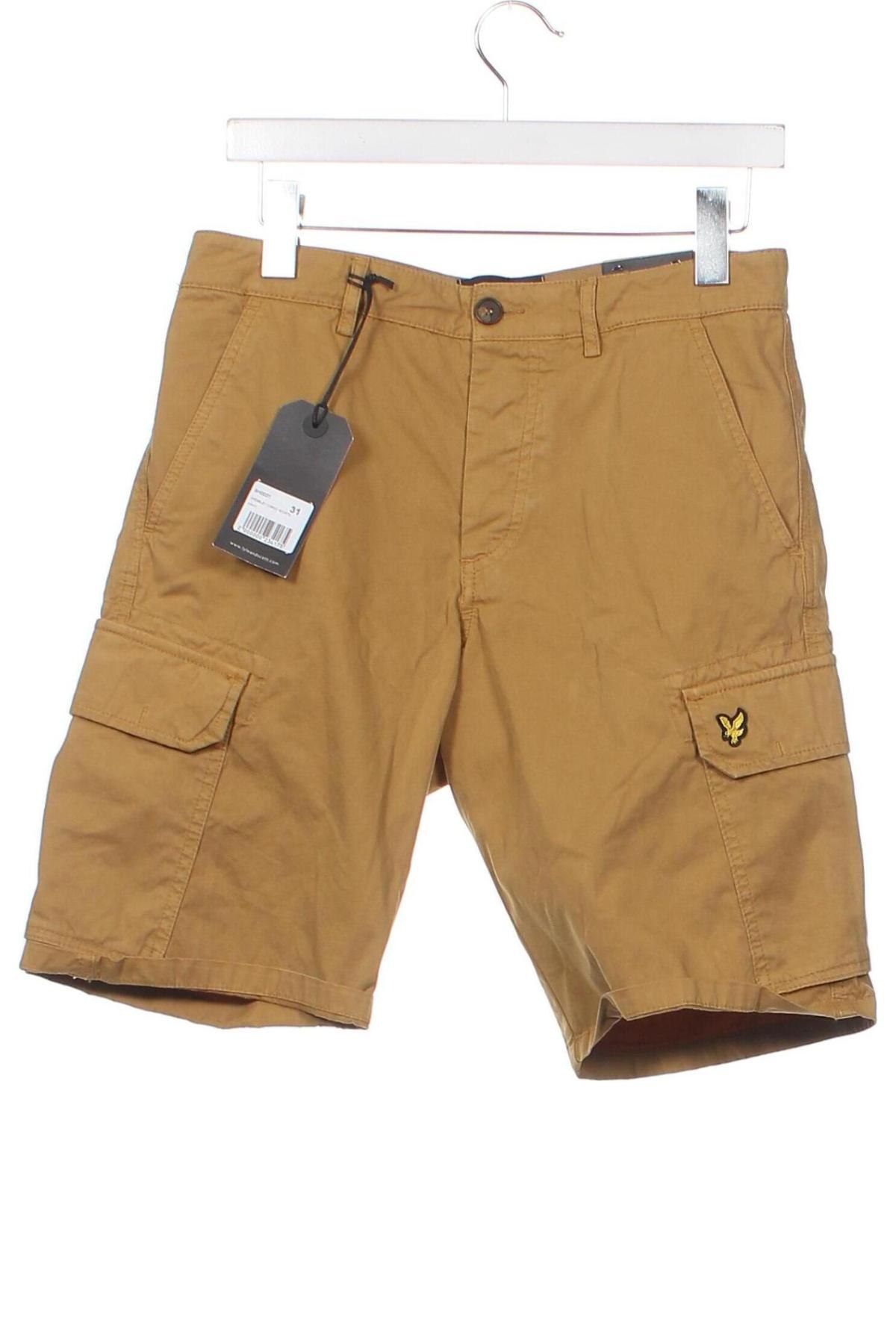Pantaloni scurți de bărbați Lyle & Scott, Mărime M, Culoare Maro, Preț 128,78 Lei