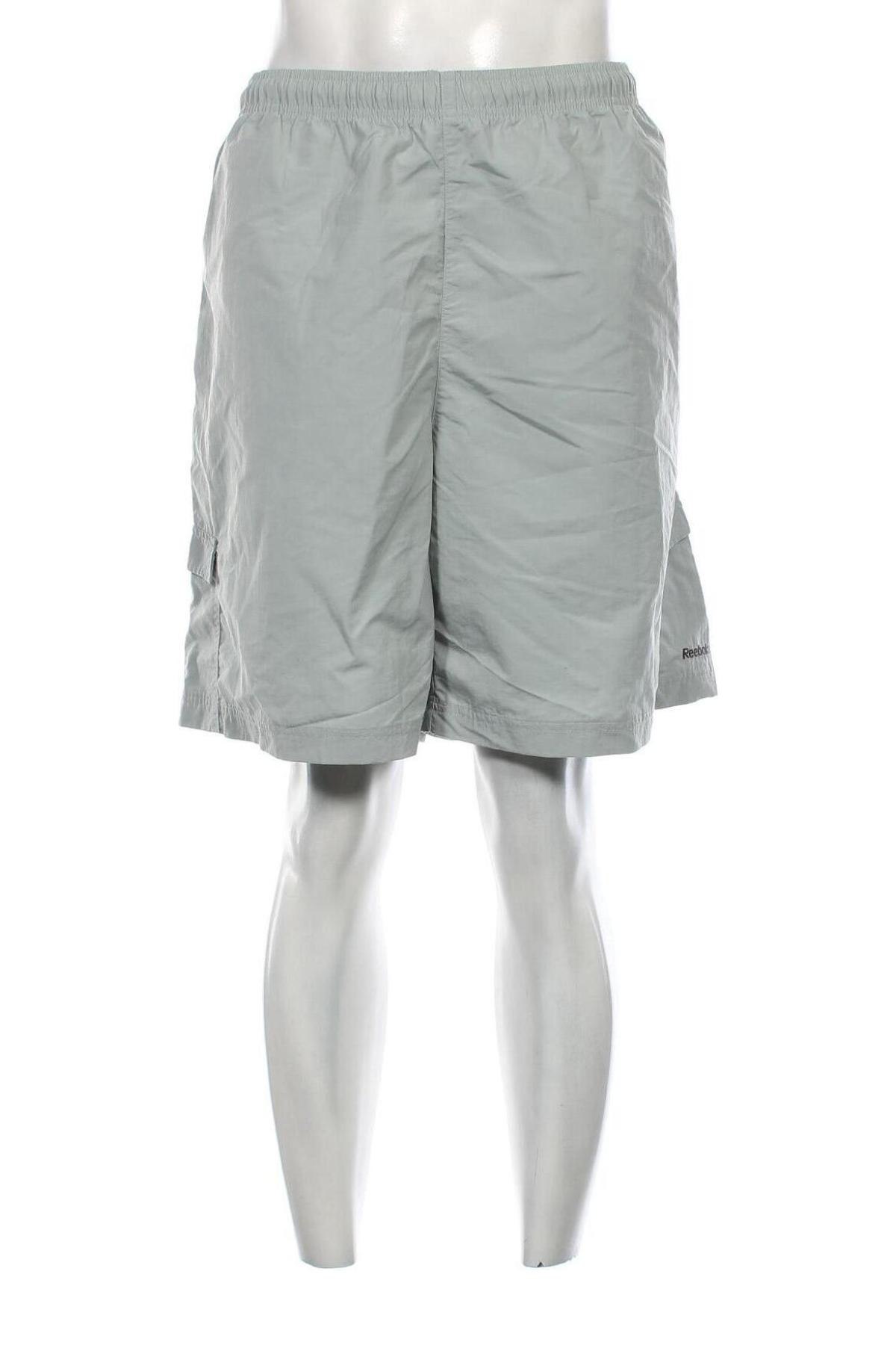 Ανδρικό κοντό παντελόνι Reebok, Μέγεθος XXL, Χρώμα Πράσινο, Τιμή 14,85 €