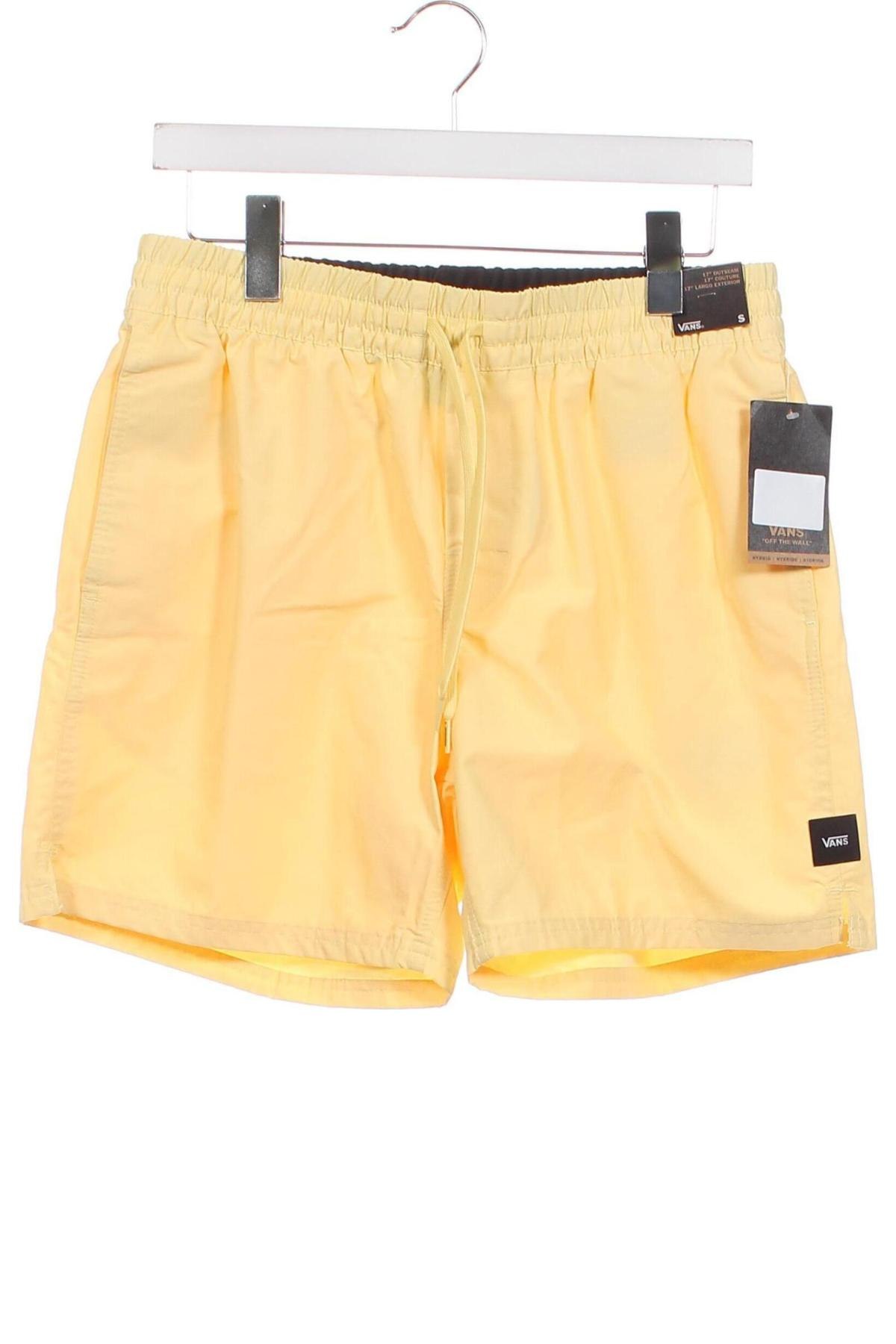 Ανδρικό κοντό παντελόνι Vans, Μέγεθος S, Χρώμα Κίτρινο, Τιμή 32,47 €