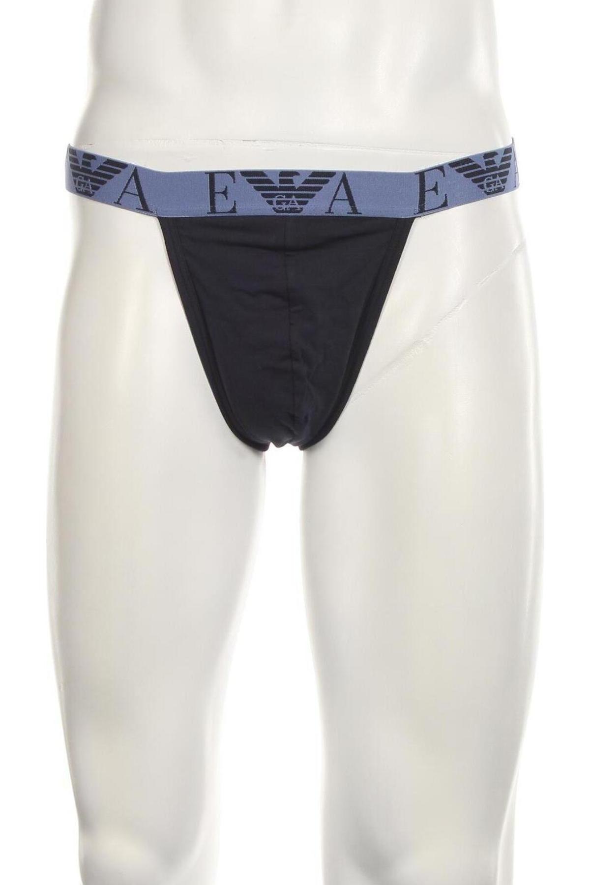 Мъжки комплект Emporio Armani Underwear, Размер L, Цвят Син, Цена 89,00 лв.