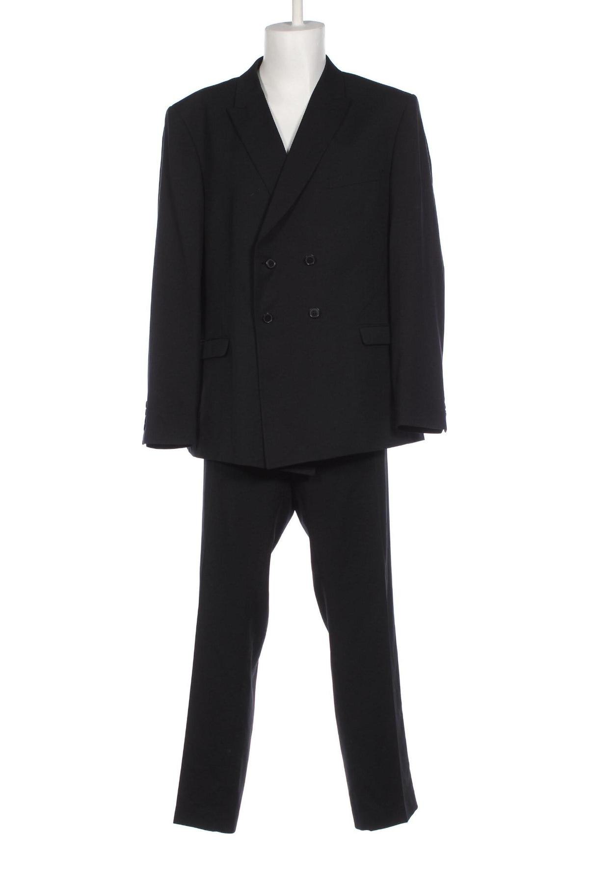 Мъжки костюм Isaac Dewhirst, Размер 3XL, Цвят Черен, Цена 225,00 лв.
