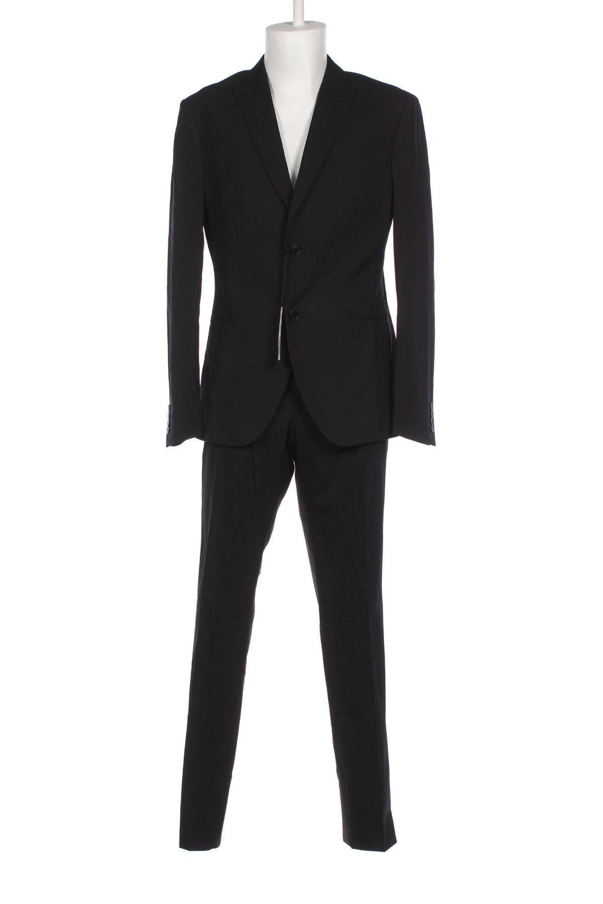 Мъжки костюм Isaac Dewhirst, Размер XL, Цвят Черен, Цена 225,00 лв.