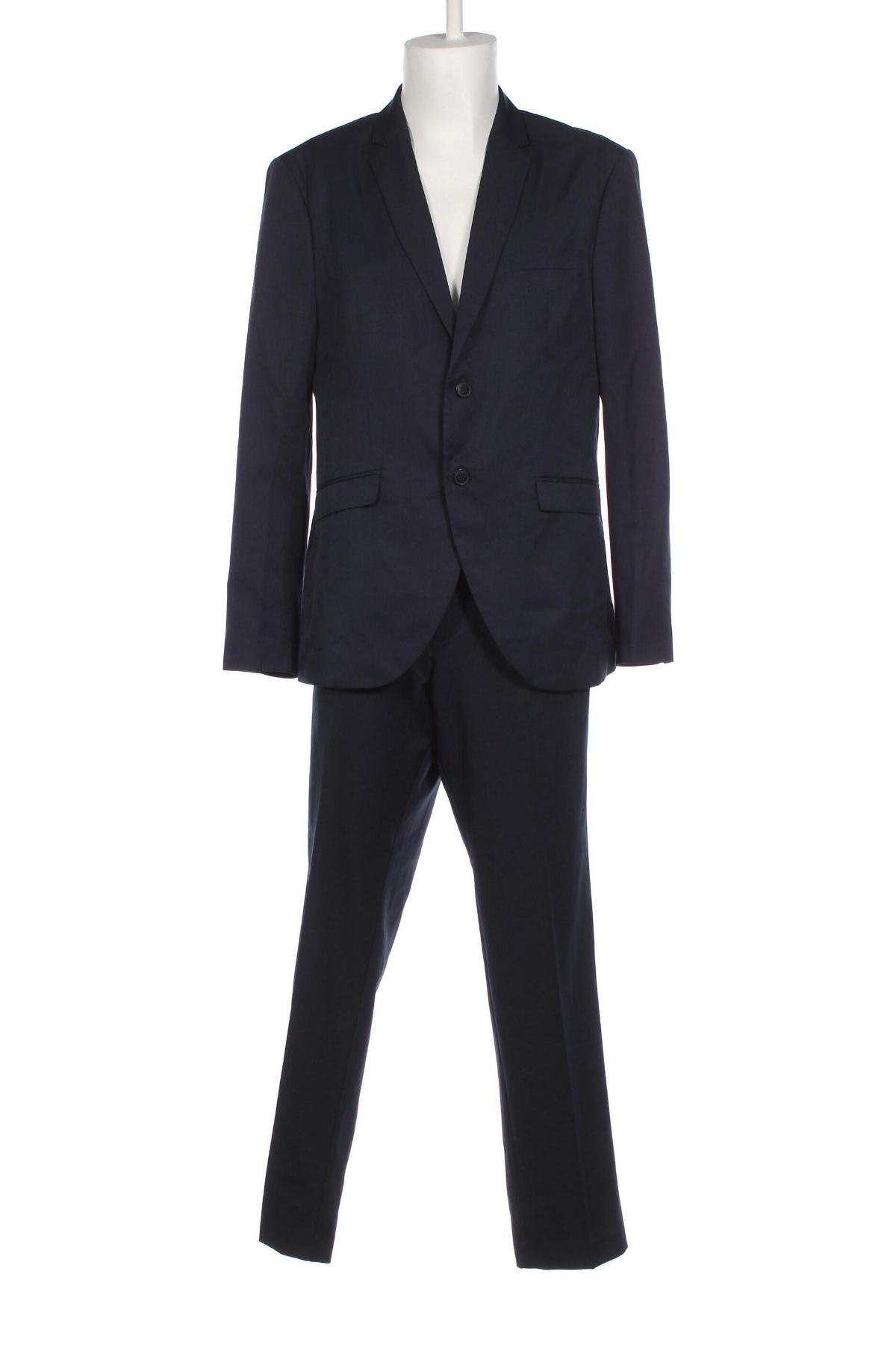 Мъжки костюм Jack & Jones, Размер XXL, Цвят Син, Цена 159,08 лв.