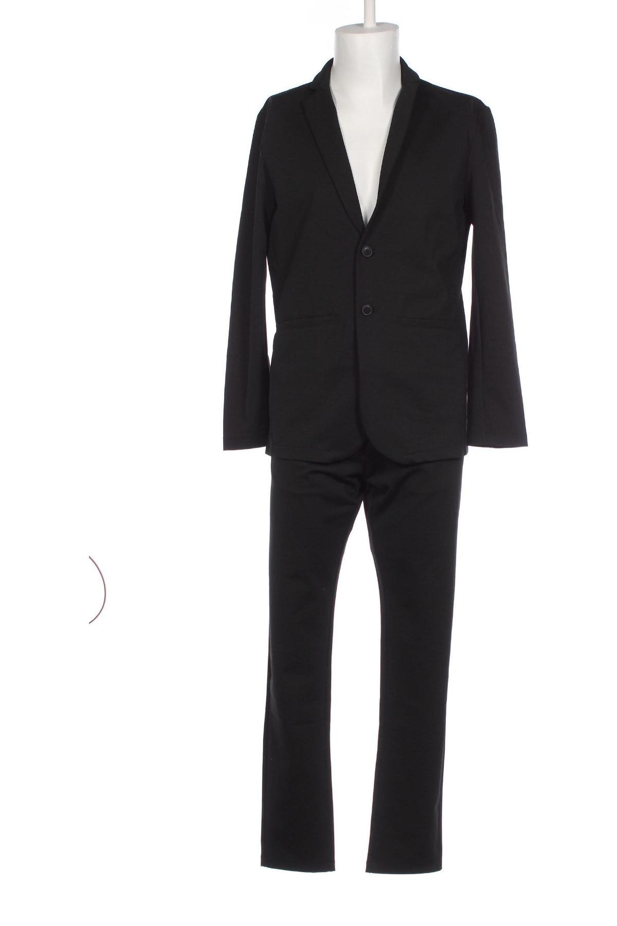 Мъжки костюм Jack & Jones, Размер L, Цвят Черен, Цена 144,32 лв.