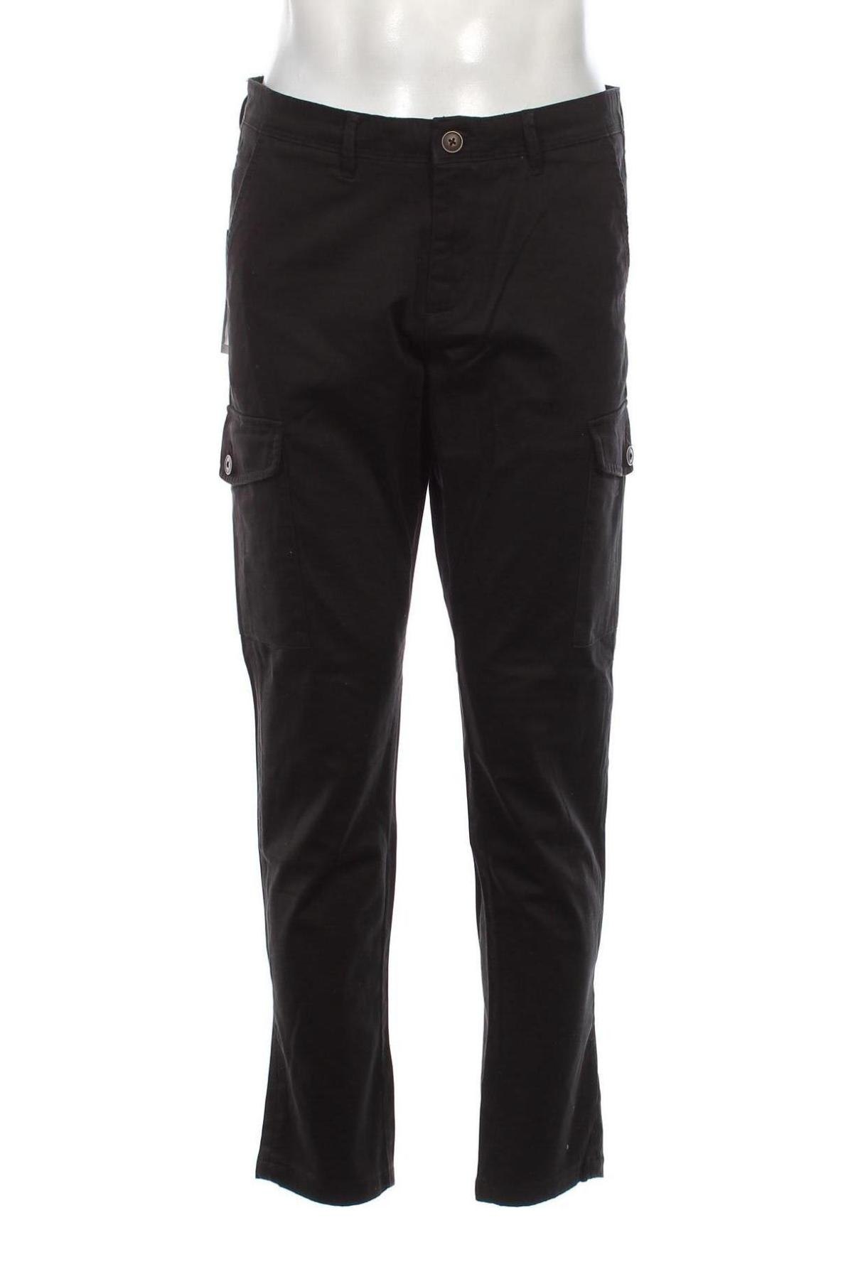 Pantaloni de bărbați Jack & Jones, Mărime L, Culoare Negru, Preț 80,92 Lei