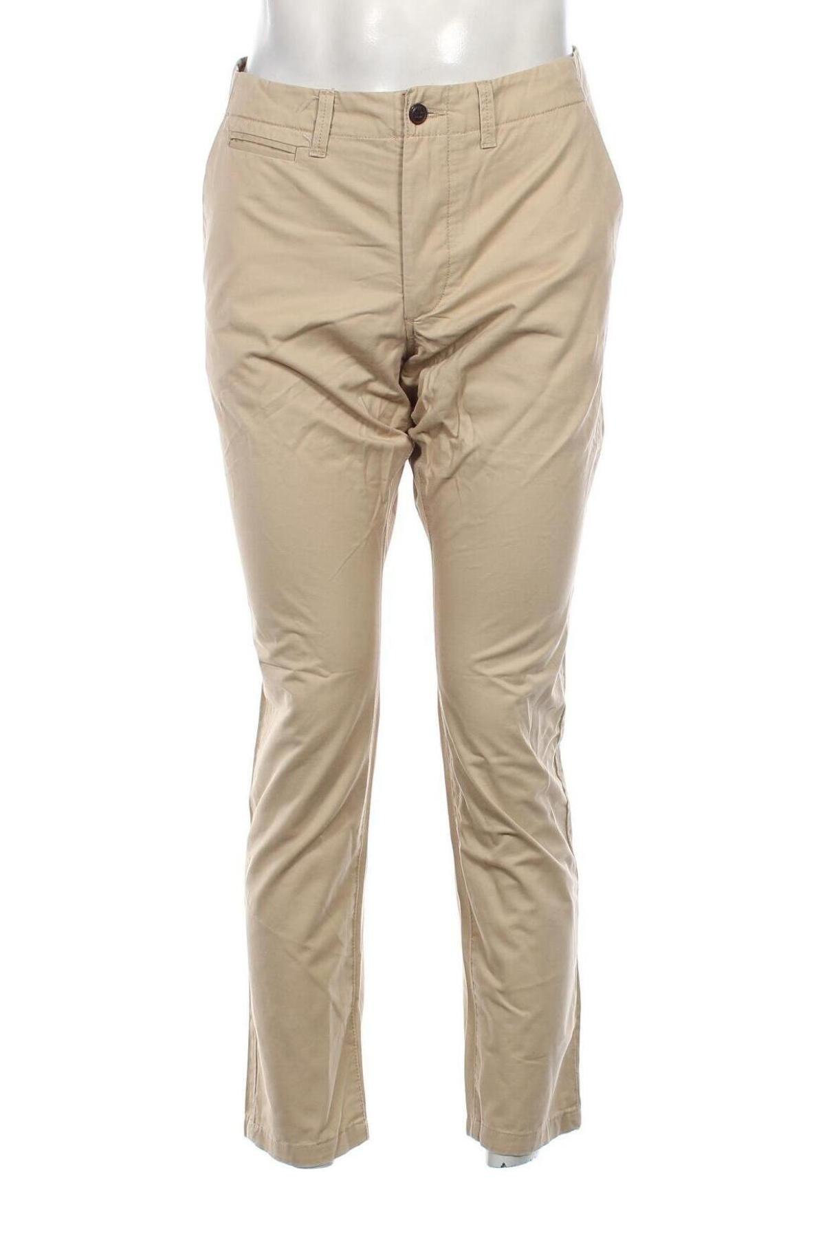 Мъжки панталон Jack & Jones, Размер L, Цвят Бежов, Цена 29,00 лв.