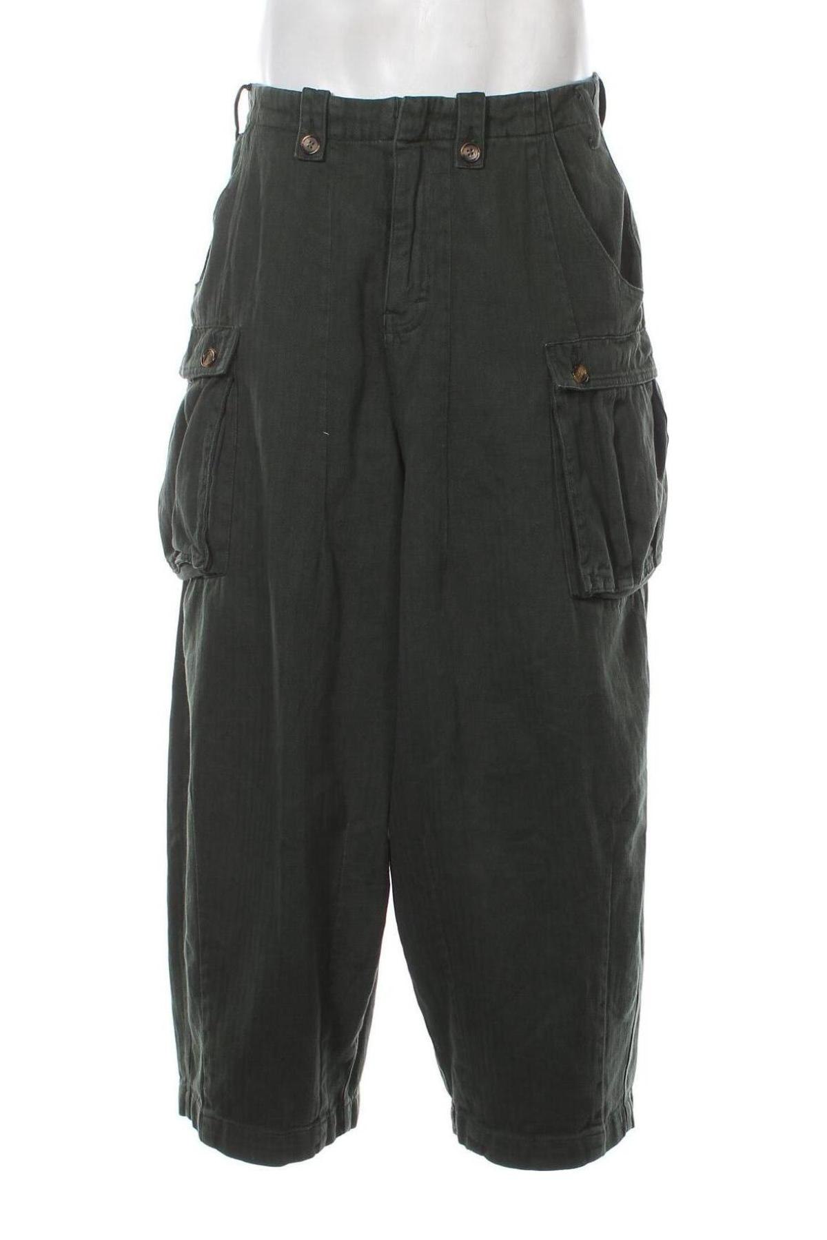Мъжки панталон Jaded London, Размер L, Цвят Зелен, Цена 87,00 лв.