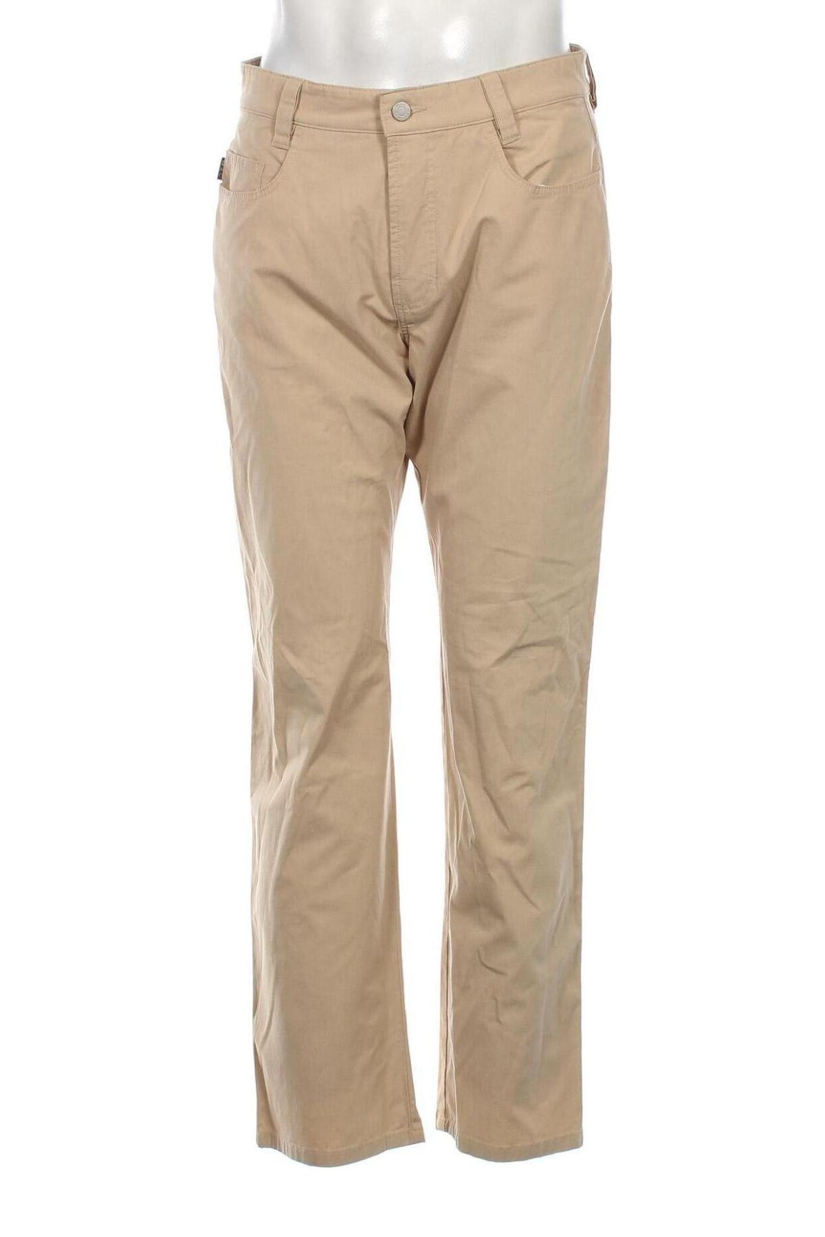 Pantaloni de bărbați Mac, Mărime M, Culoare Bej, Preț 21,71 Lei