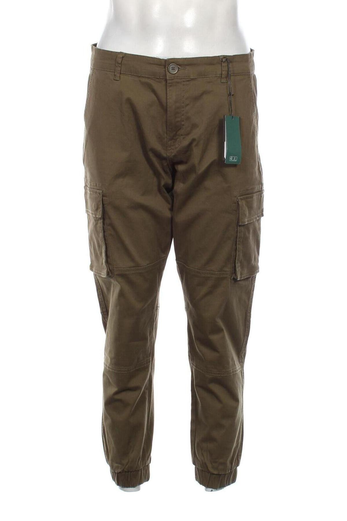 Pantaloni de bărbați Only & Sons, Mărime M, Culoare Verde, Preț 151,32 Lei