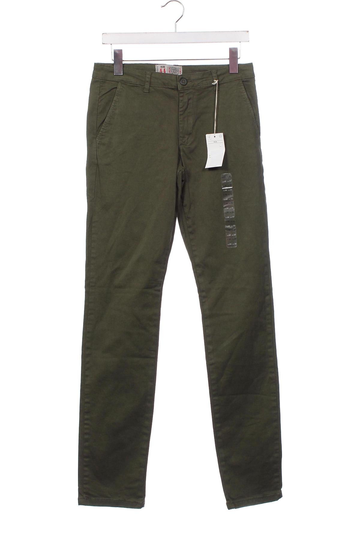 Pantaloni de bărbați Oviesse, Mărime S, Culoare Verde, Preț 60,53 Lei