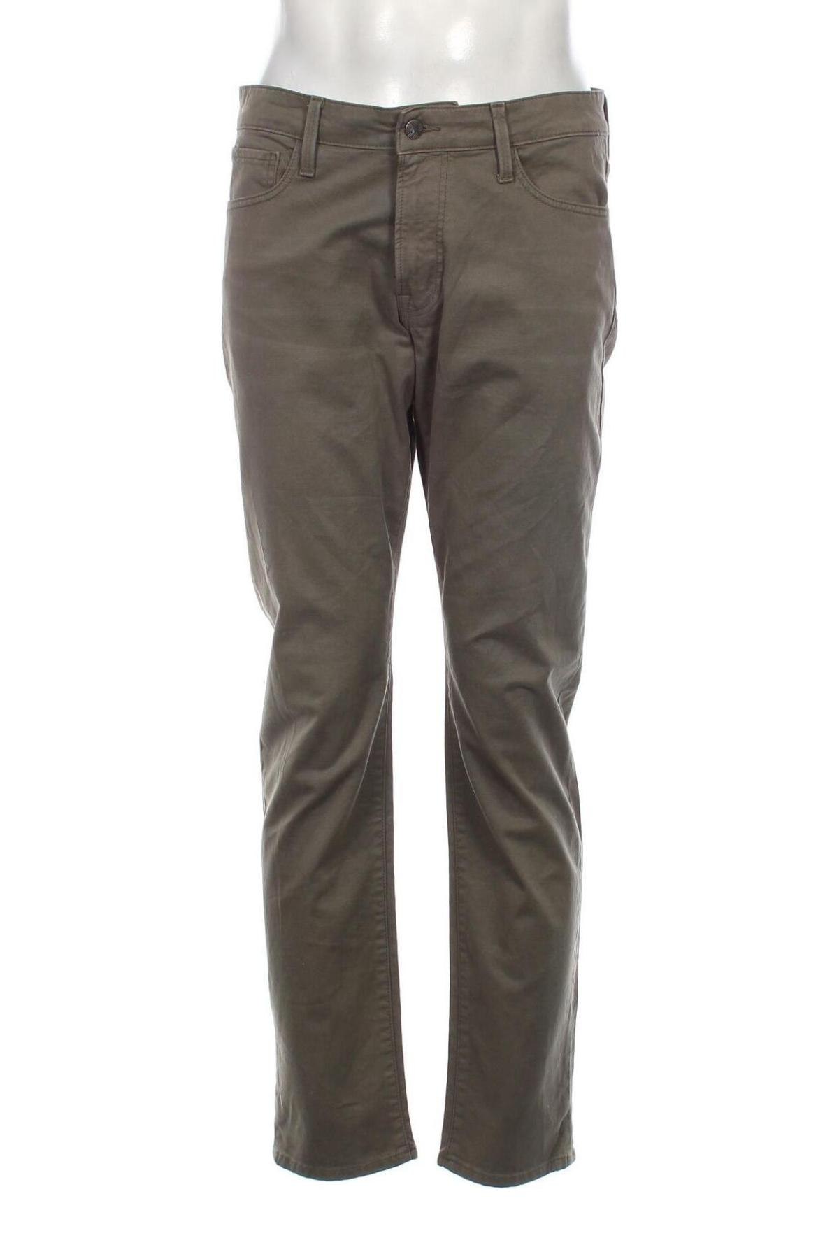 Pantaloni de bărbați Produkt by Jack & Jones, Mărime M, Culoare Verde, Preț 269,74 Lei