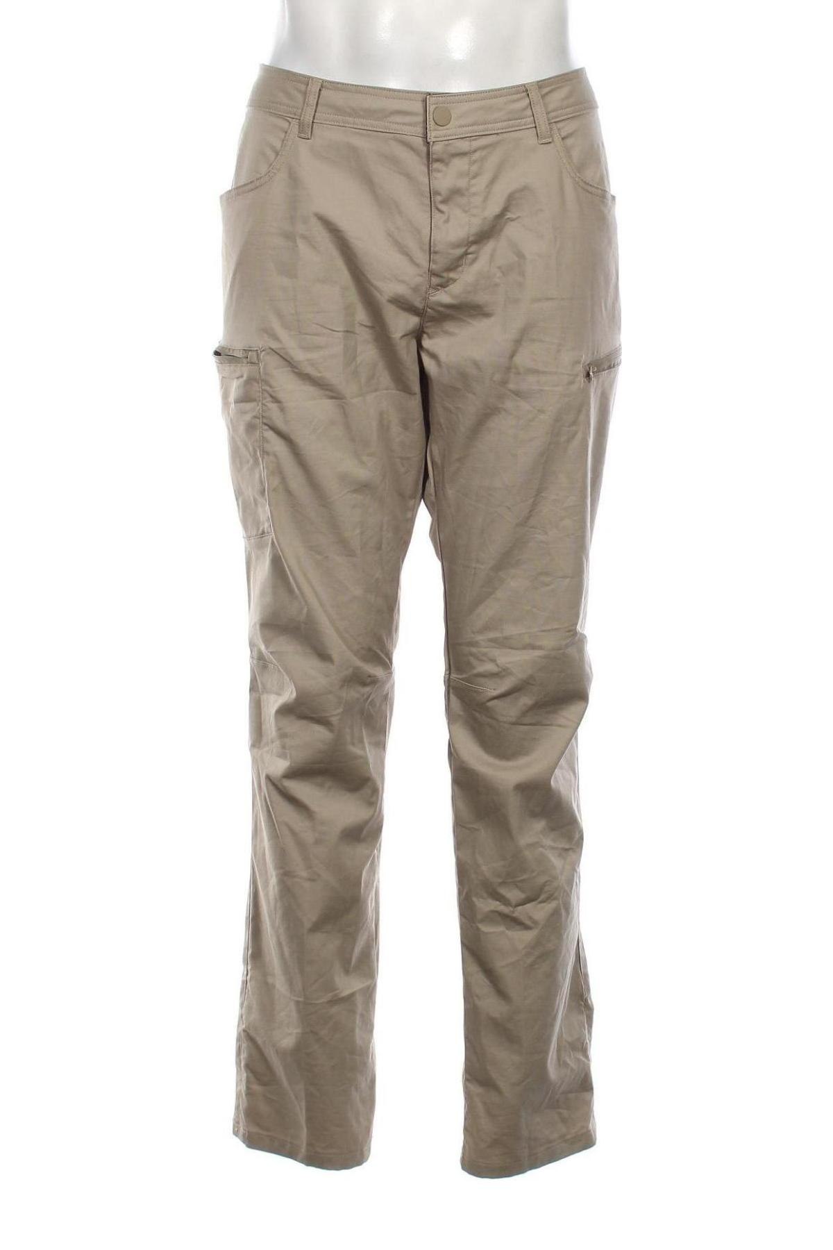 Мъжки панталон Quechua, Размер L, Цвят Бежов, Цена 39,00 лв.