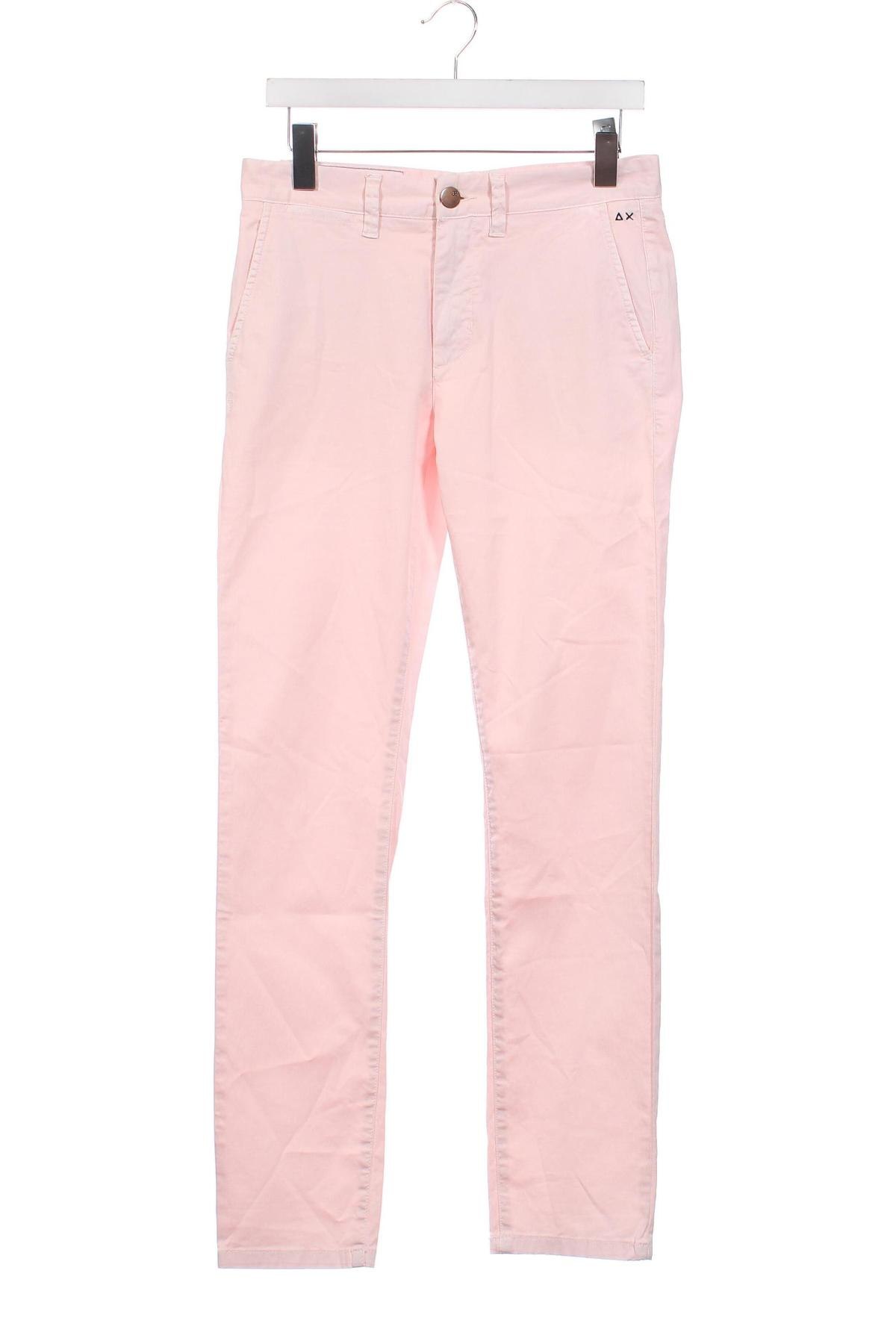 Pantaloni de bărbați SUN68, Mărime S, Culoare Roz, Preț 95,53 Lei