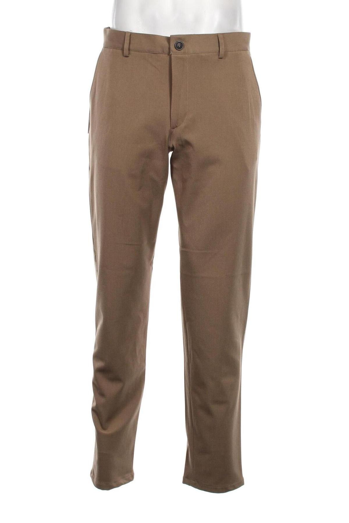 Мъжки панталон Selected, Размер L, Цвят Кафяв, Цена 14,52 лв.